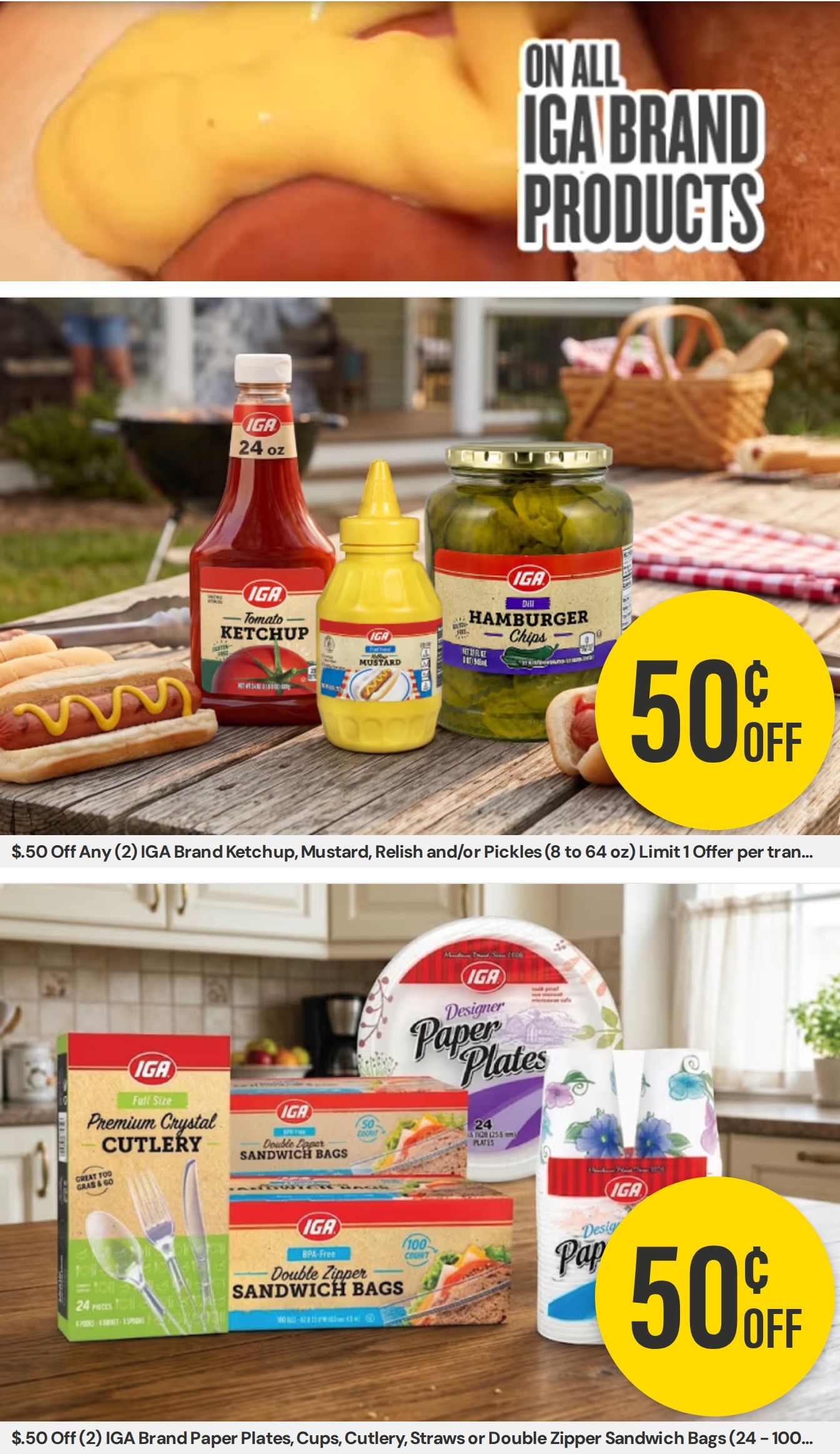 T & J IGA Food Market Weekly Ad August 26 - September 8, 2026