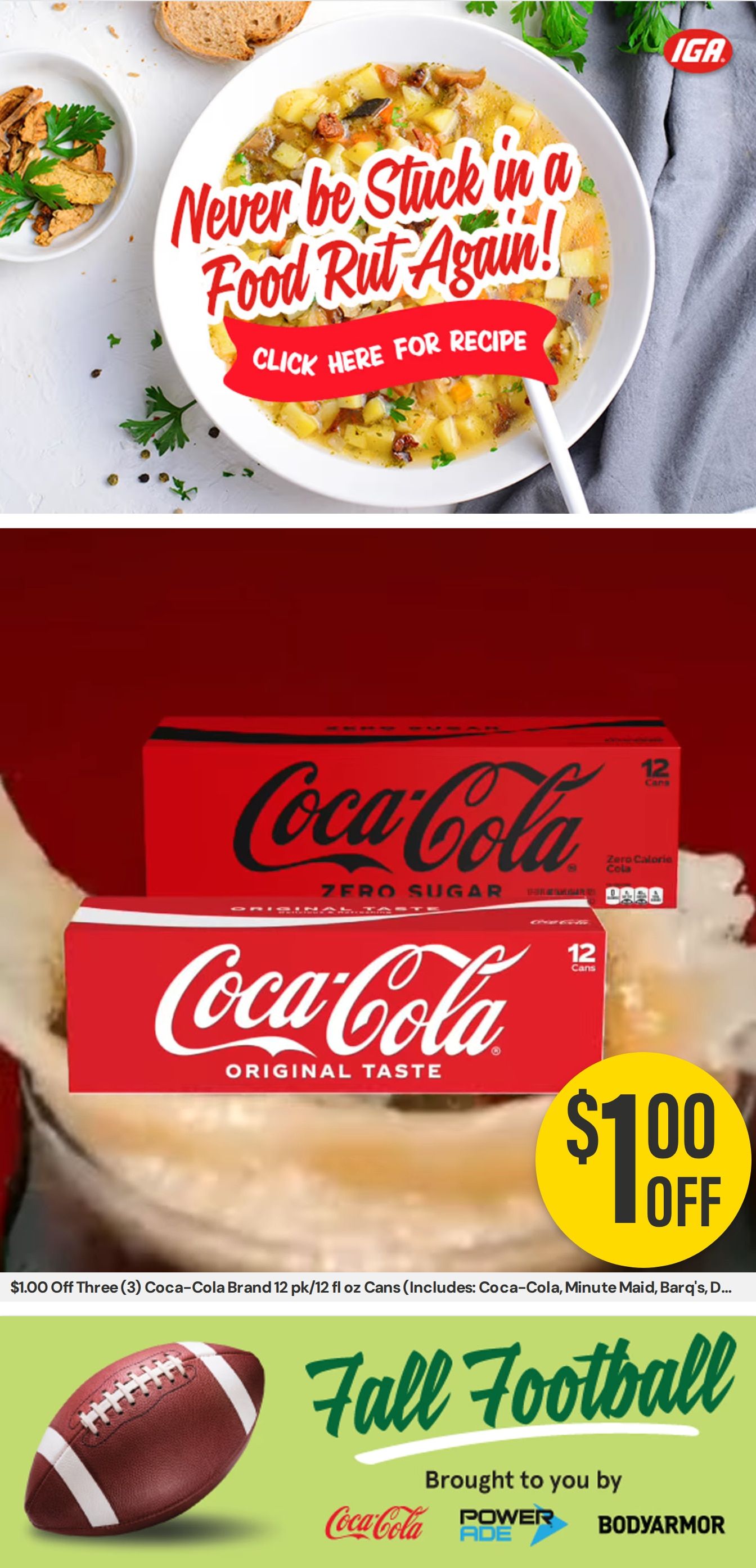 T & J IGA Food Market Weekly Ad August 26 - September 8, 2026