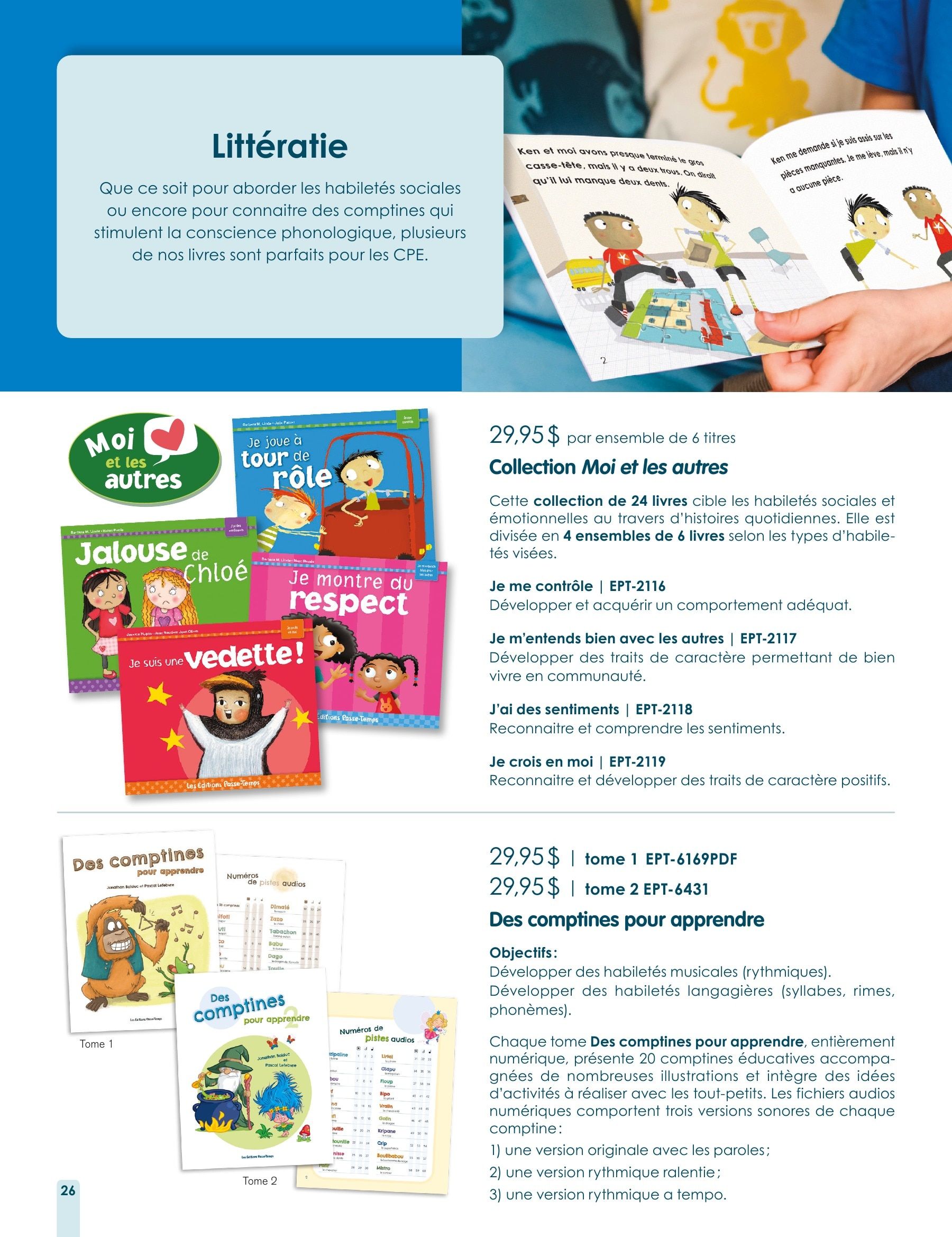Les Éditions Passe-Temps Daycare and Early Childhood Catalog Weekly Ad January 1 - December 31, 2026