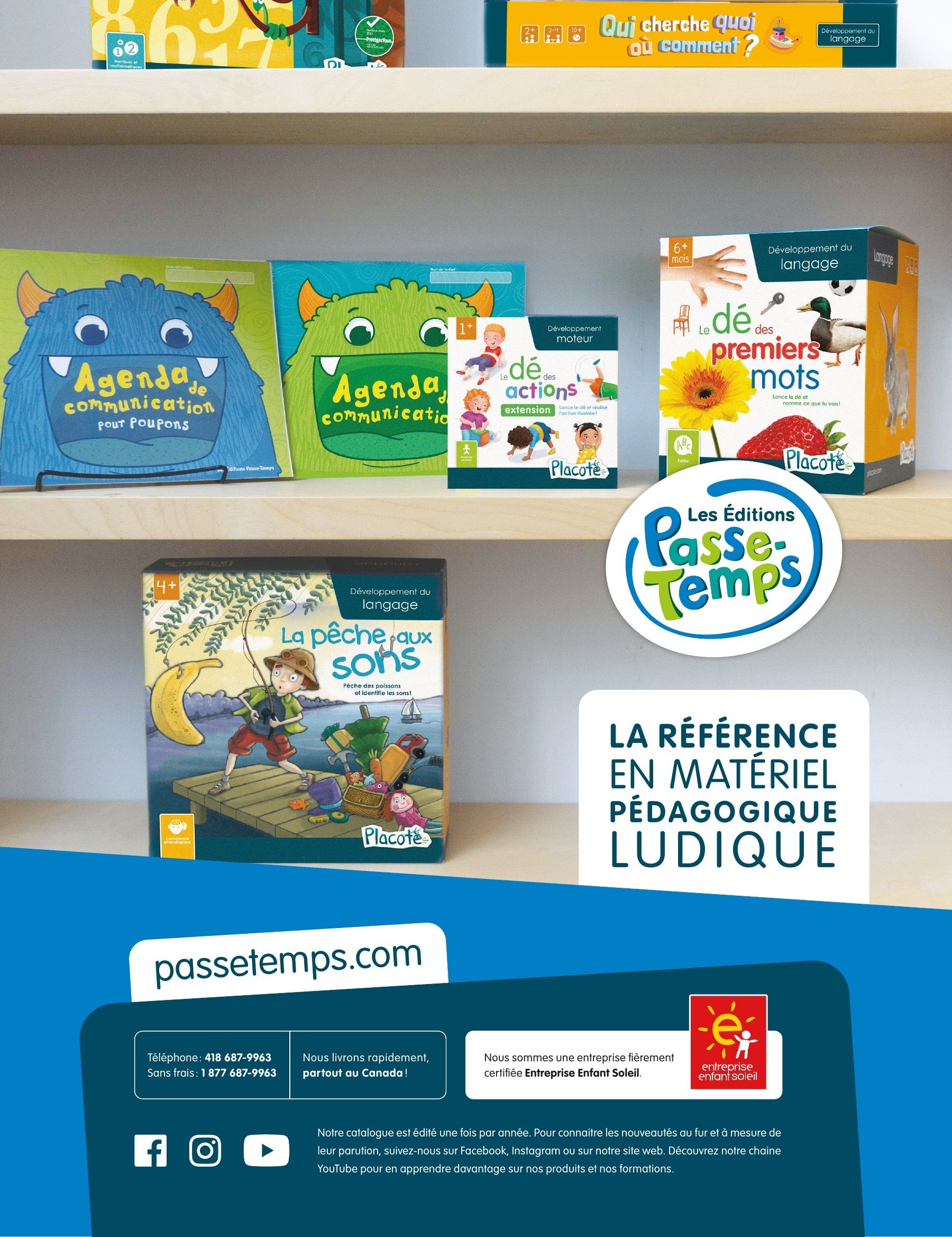 Les Éditions Passe-Temps Daycare and Early Childhood Catalog Weekly Ad January 1 - December 31, 2026