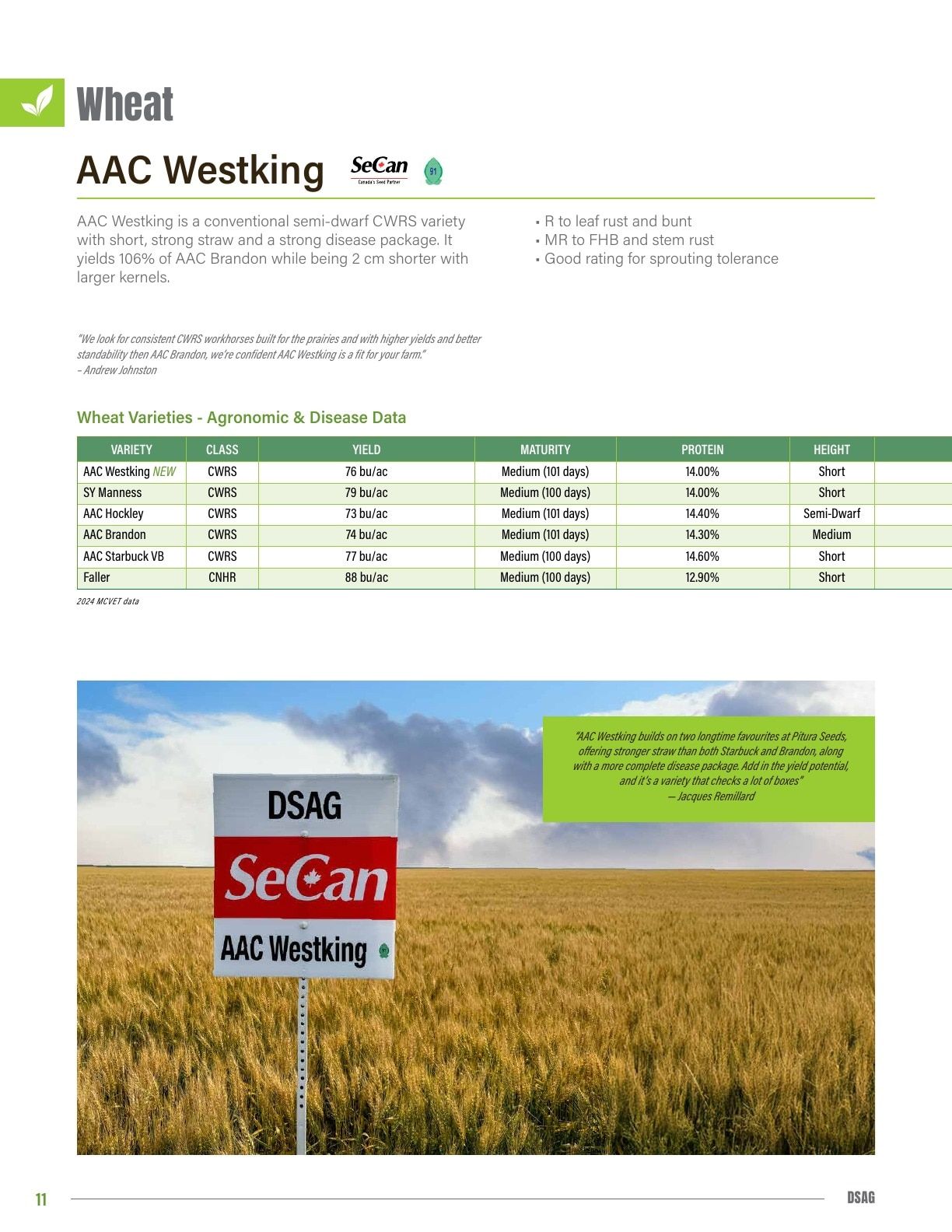 DSAG Seed Guide Weekly Ad January 1 - December 31, 2026