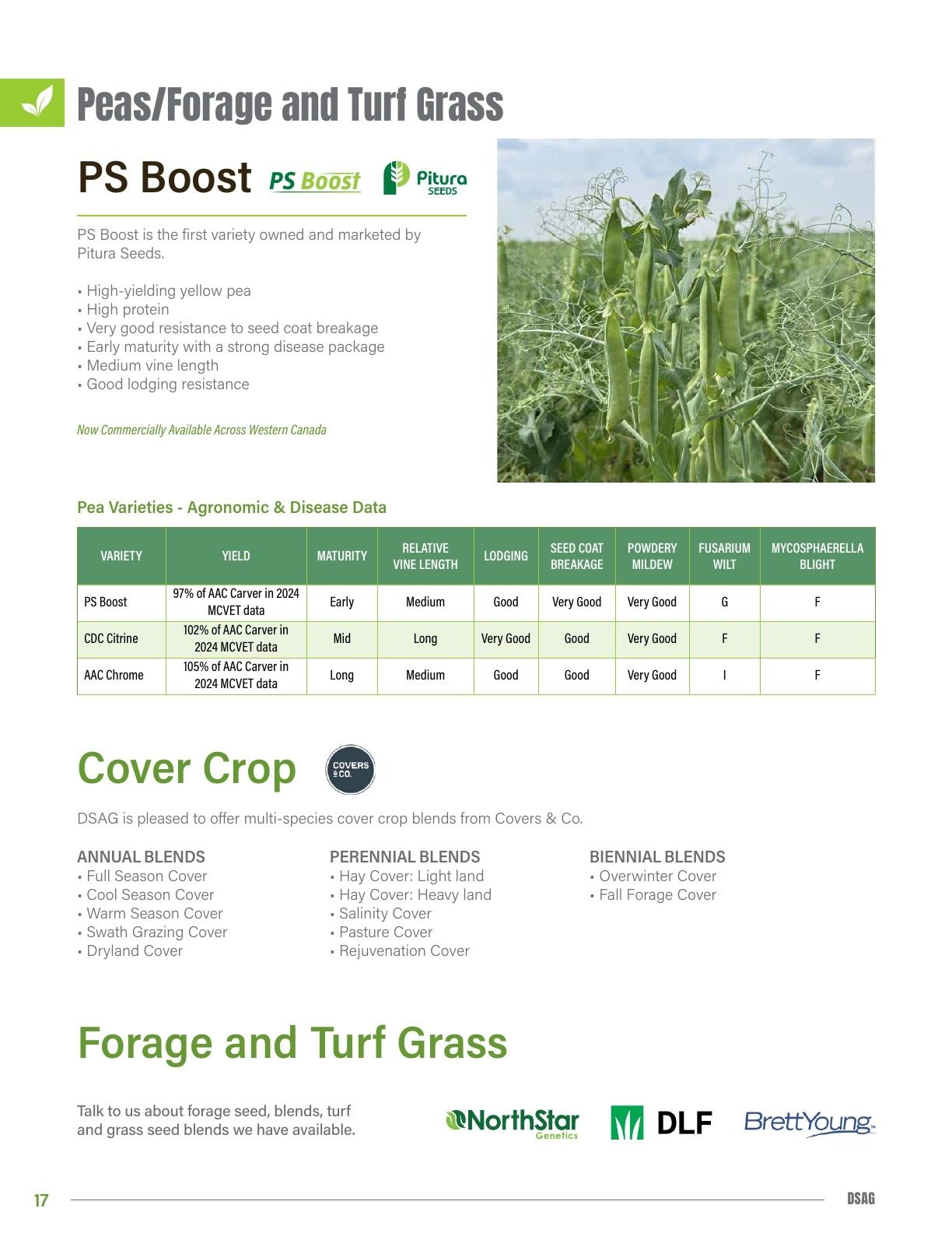 DSAG Seed Guide Weekly Ad January 1 - December 31, 2026