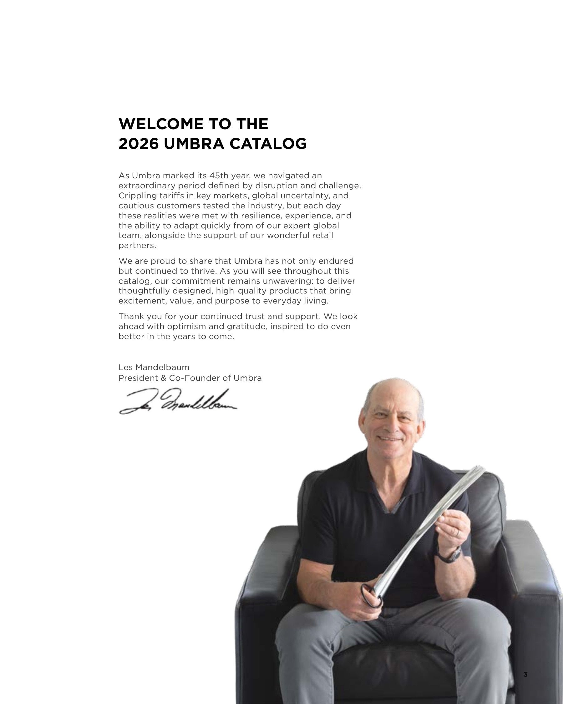 Umbra Annual Catalog Weekly Ad January 1 - December 31, 2026