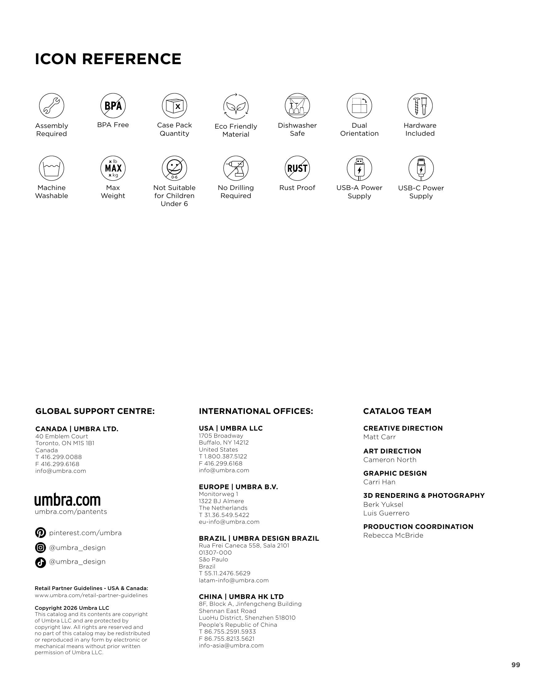 Umbra Annual Catalog Weekly Ad January 1 - December 31, 2026