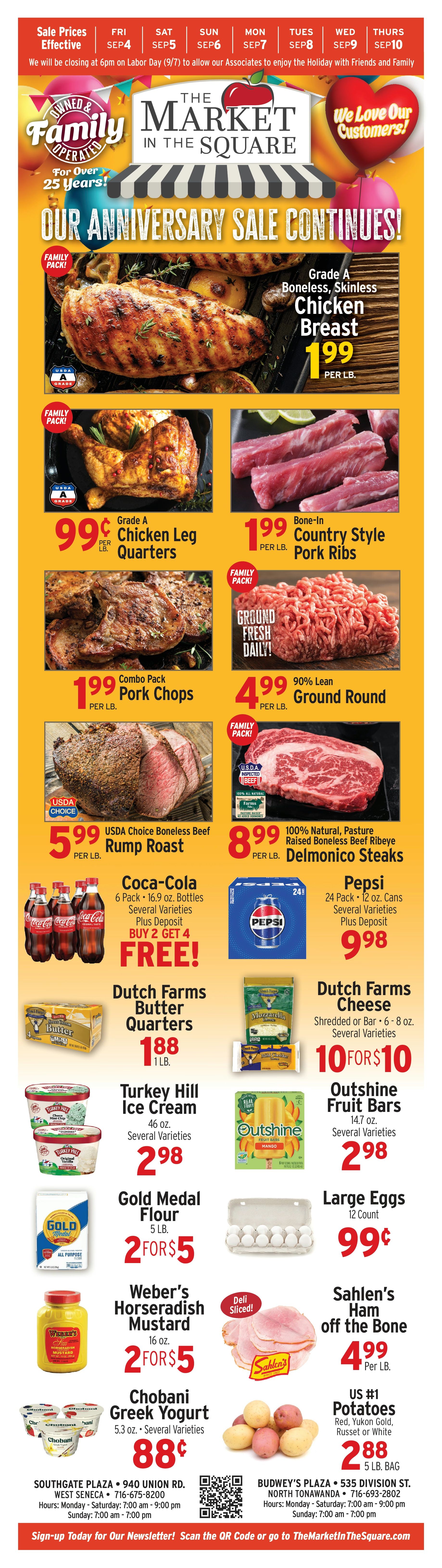 The Market in the Square Weekly Ad September 4 - 10, 2026
