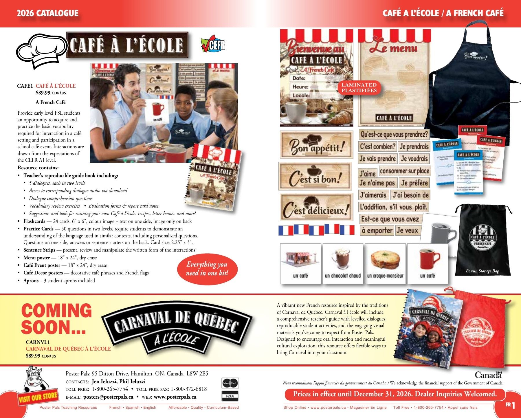 Poster Pals Annual Catalog Weekly Ad January 1 - December 31, 2026