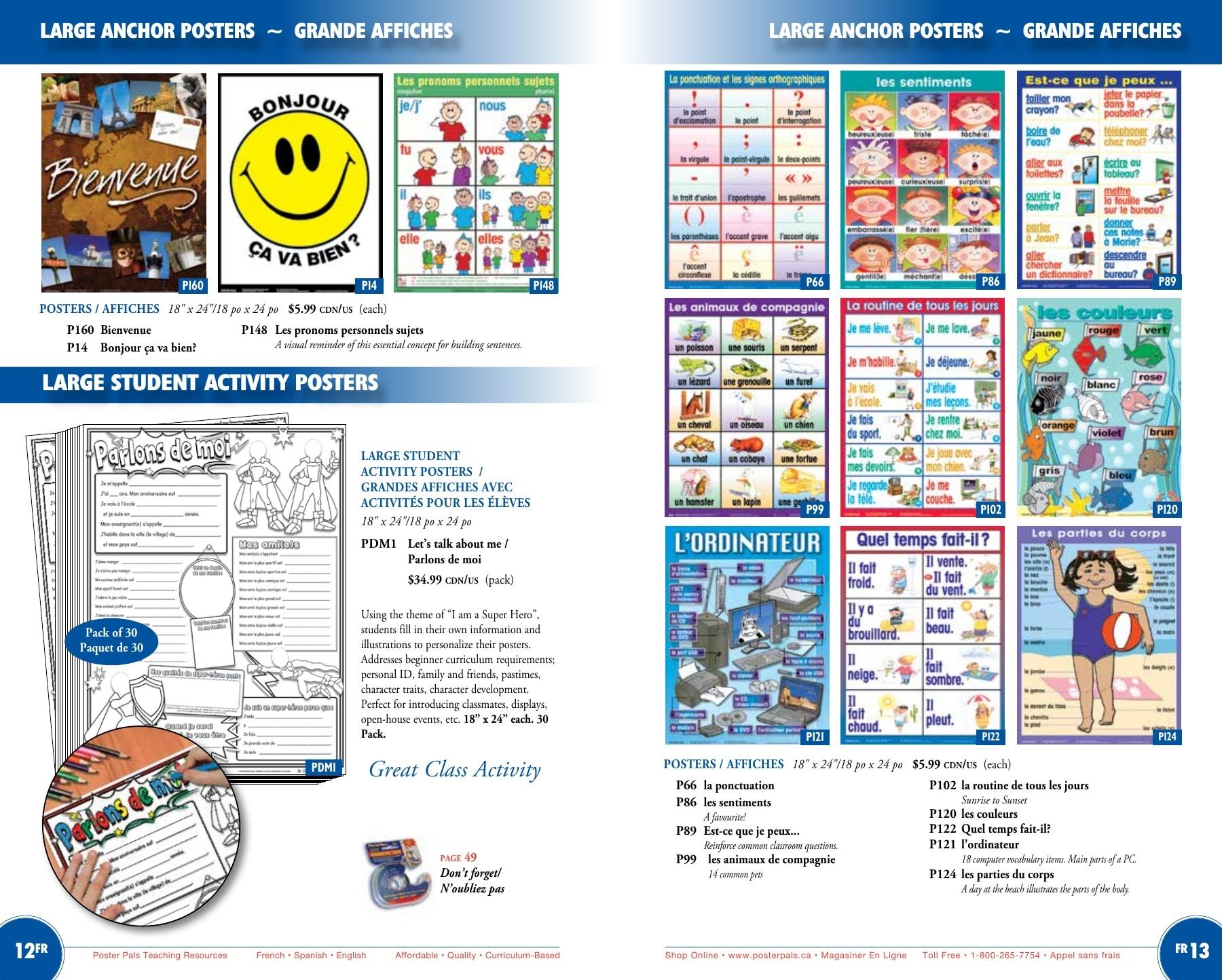 Poster Pals Annual Catalog Weekly Ad January 1 - December 31, 2026