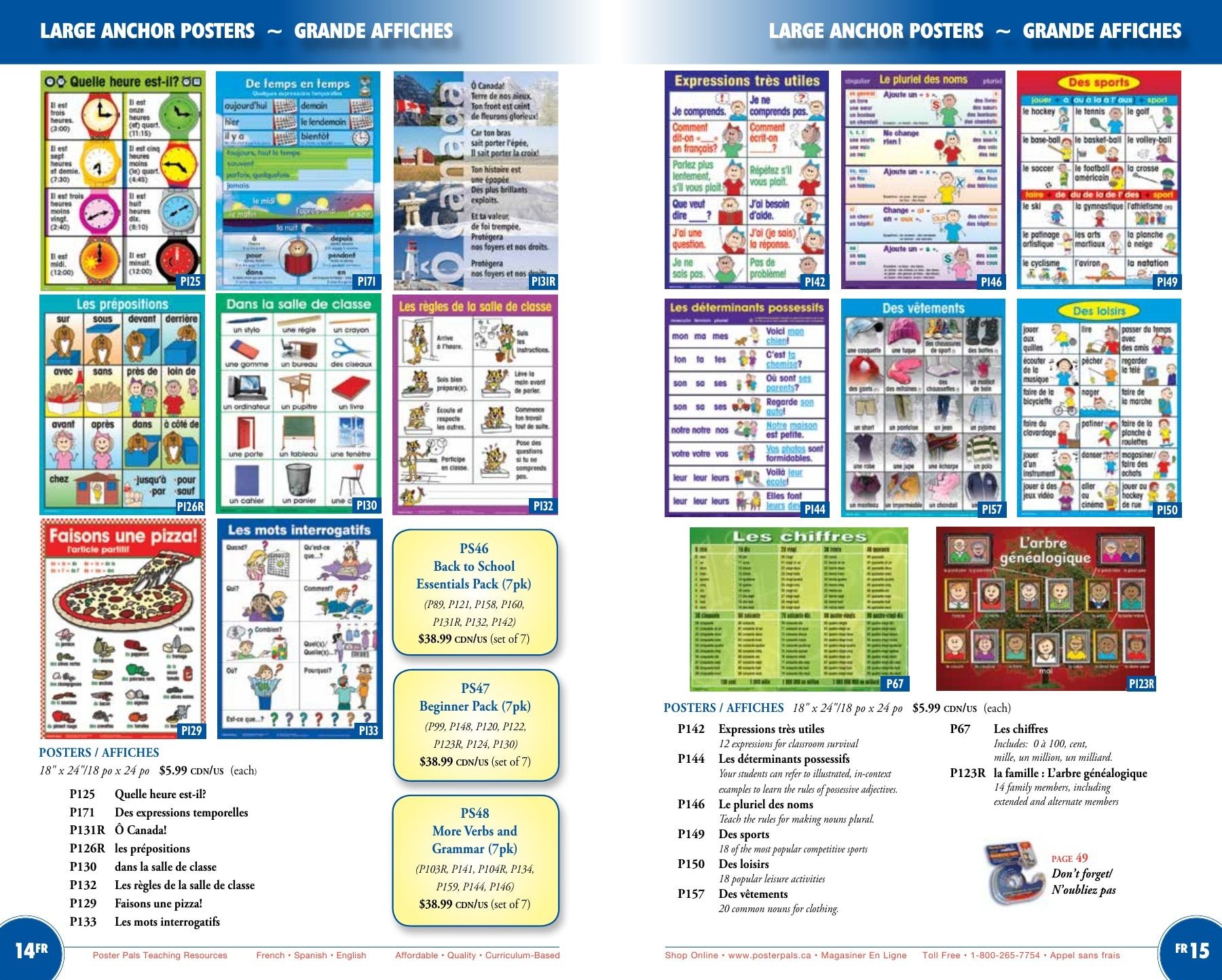 Poster Pals Annual Catalog Weekly Ad January 1 - December 31, 2026