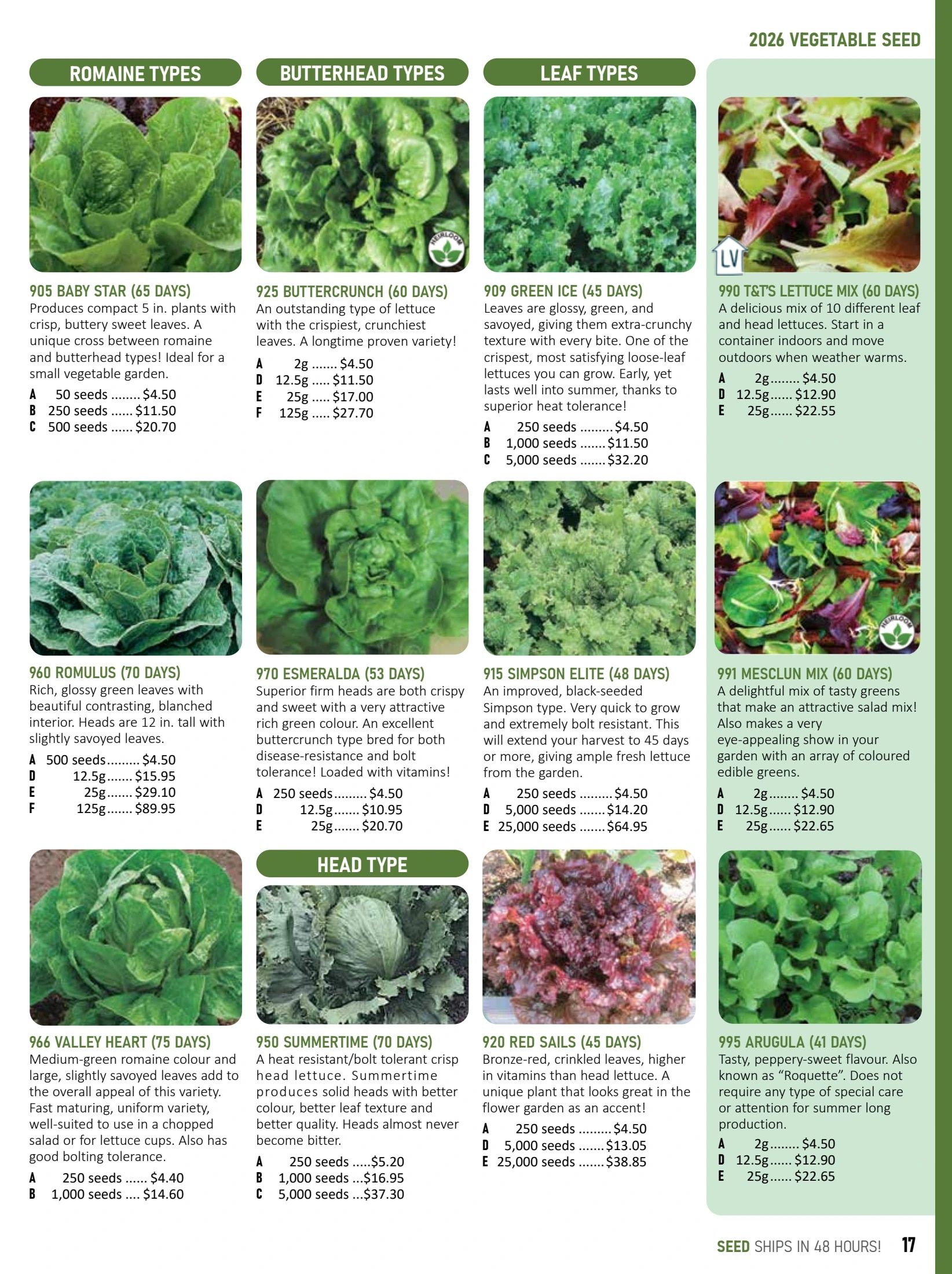 T&T Seeds Catalogue Weekly Ad January 1 - December 31, 2026