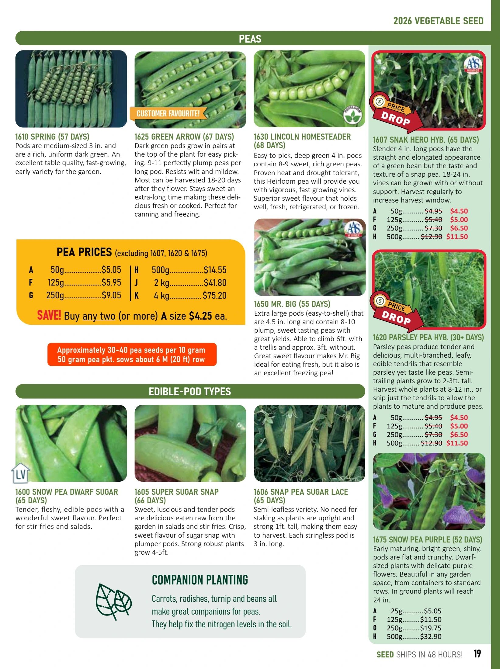 T&T Seeds Catalogue Weekly Ad January 1 - December 31, 2026