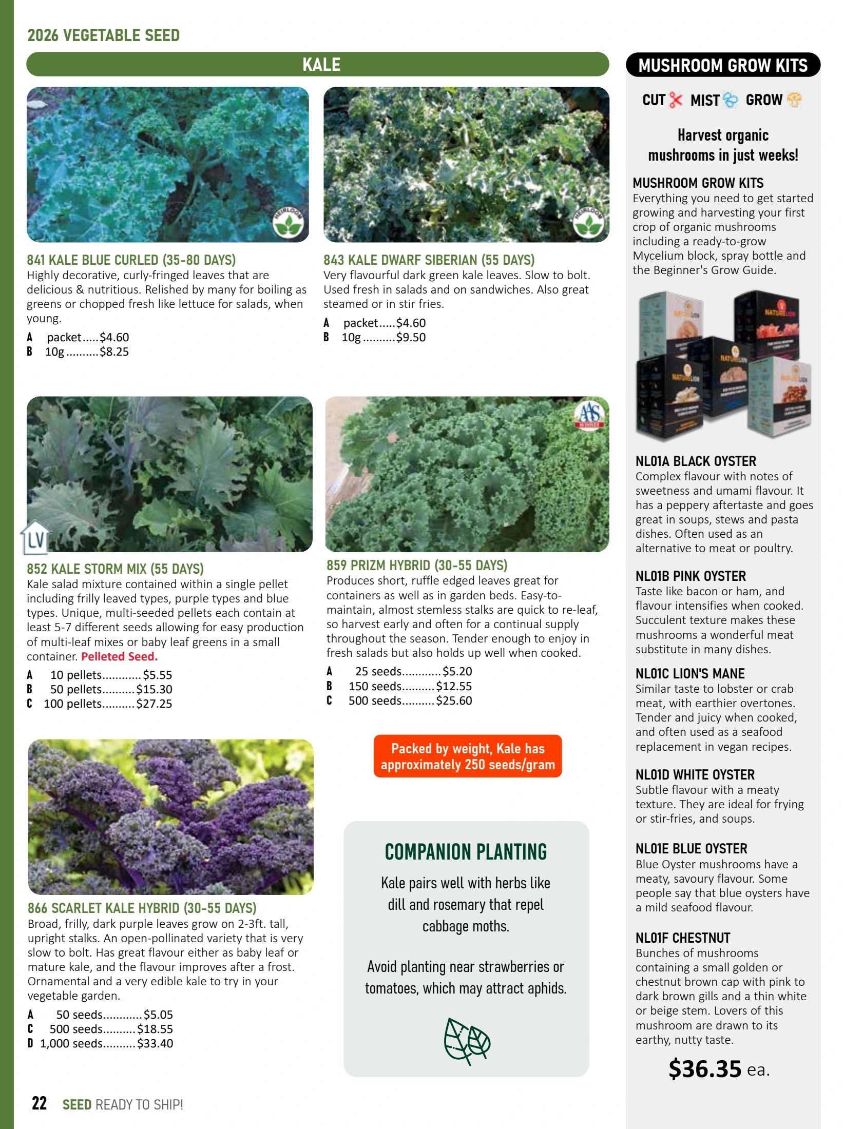 T&T Seeds Catalogue Weekly Ad January 1 - December 31, 2026