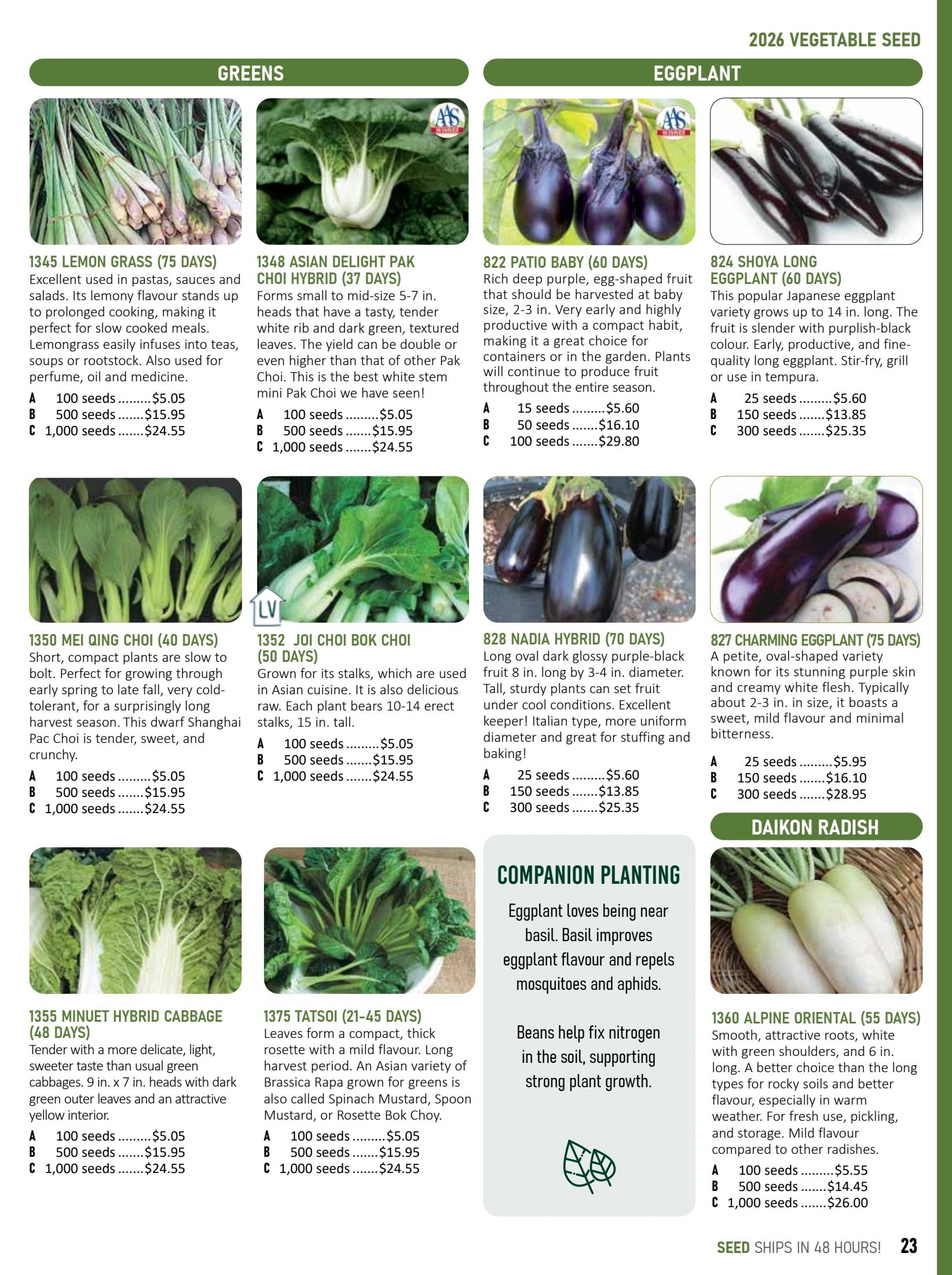 T&T Seeds Catalogue Weekly Ad January 1 - December 31, 2026