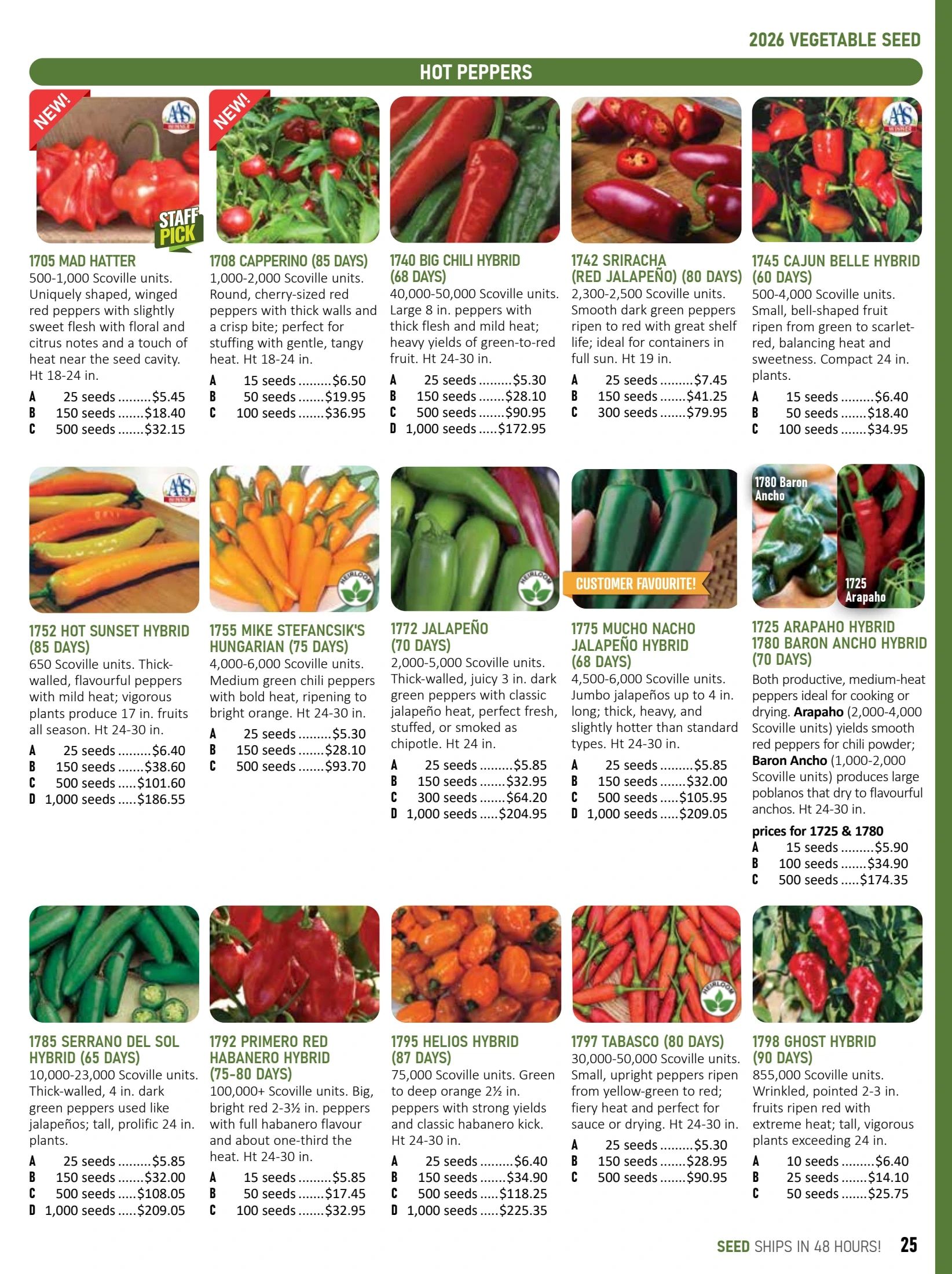 T&T Seeds Catalogue Weekly Ad January 1 - December 31, 2026
