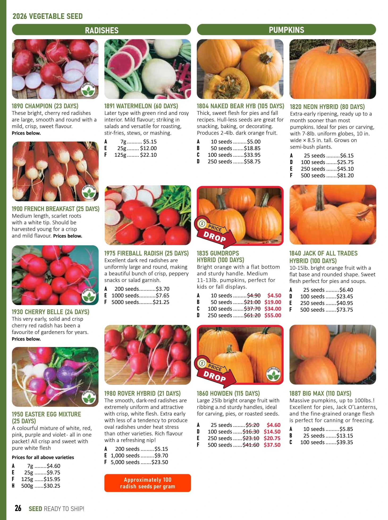 T&T Seeds Catalogue Weekly Ad January 1 - December 31, 2026