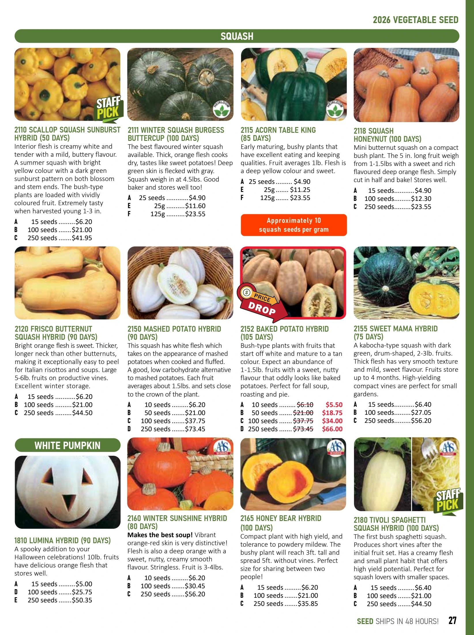 T&T Seeds Catalogue Weekly Ad January 1 - December 31, 2026