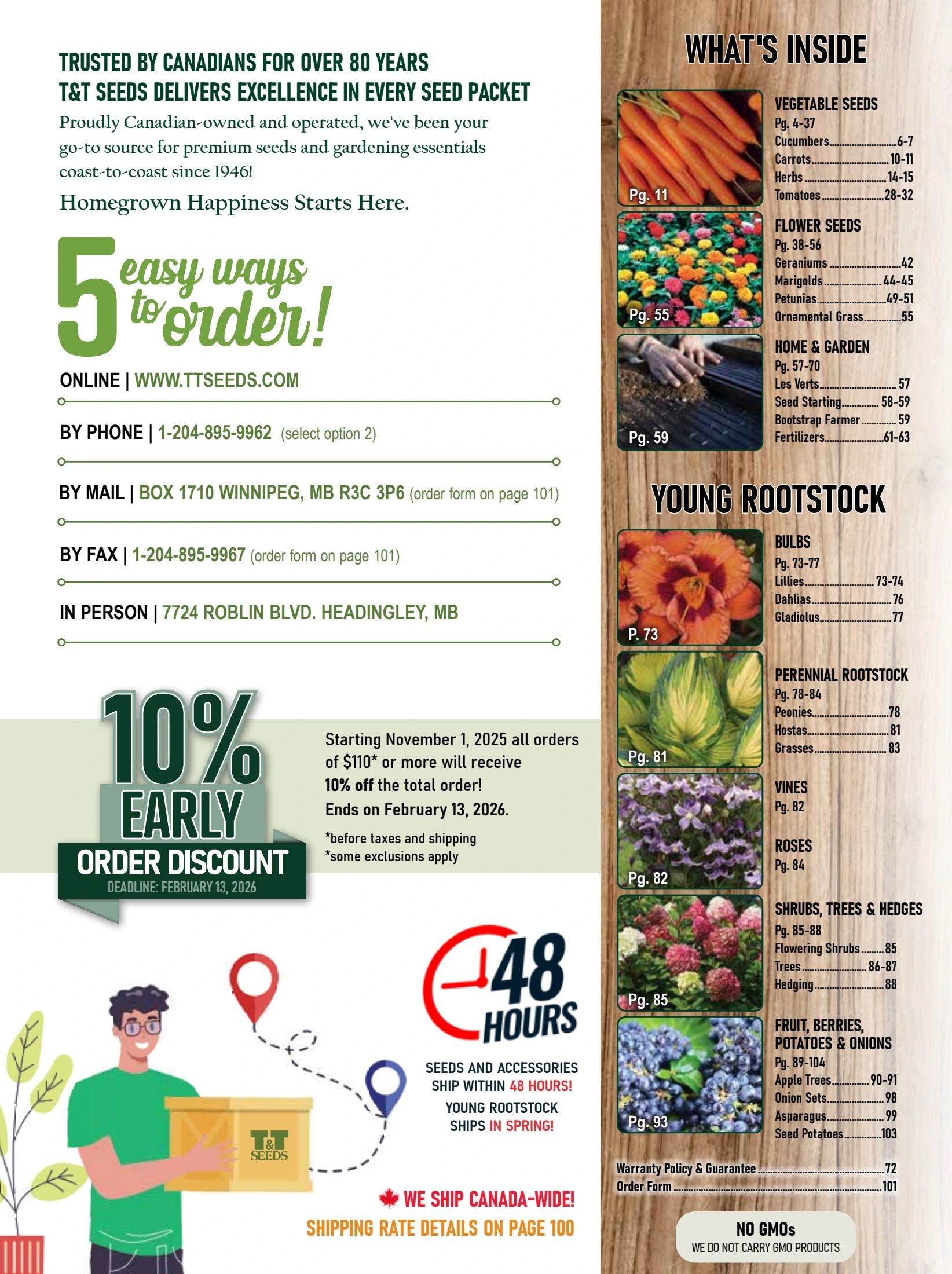 T&T Seeds Catalogue Weekly Ad January 1 - December 31, 2026