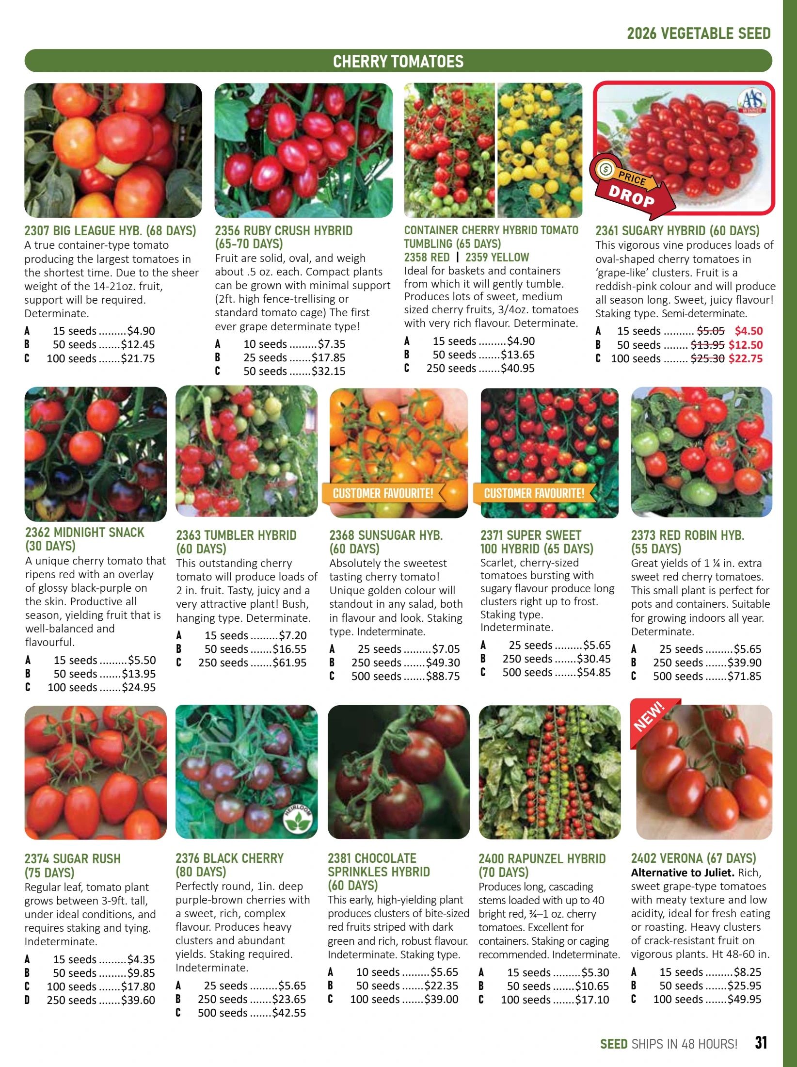 T&T Seeds Catalogue Weekly Ad January 1 - December 31, 2026