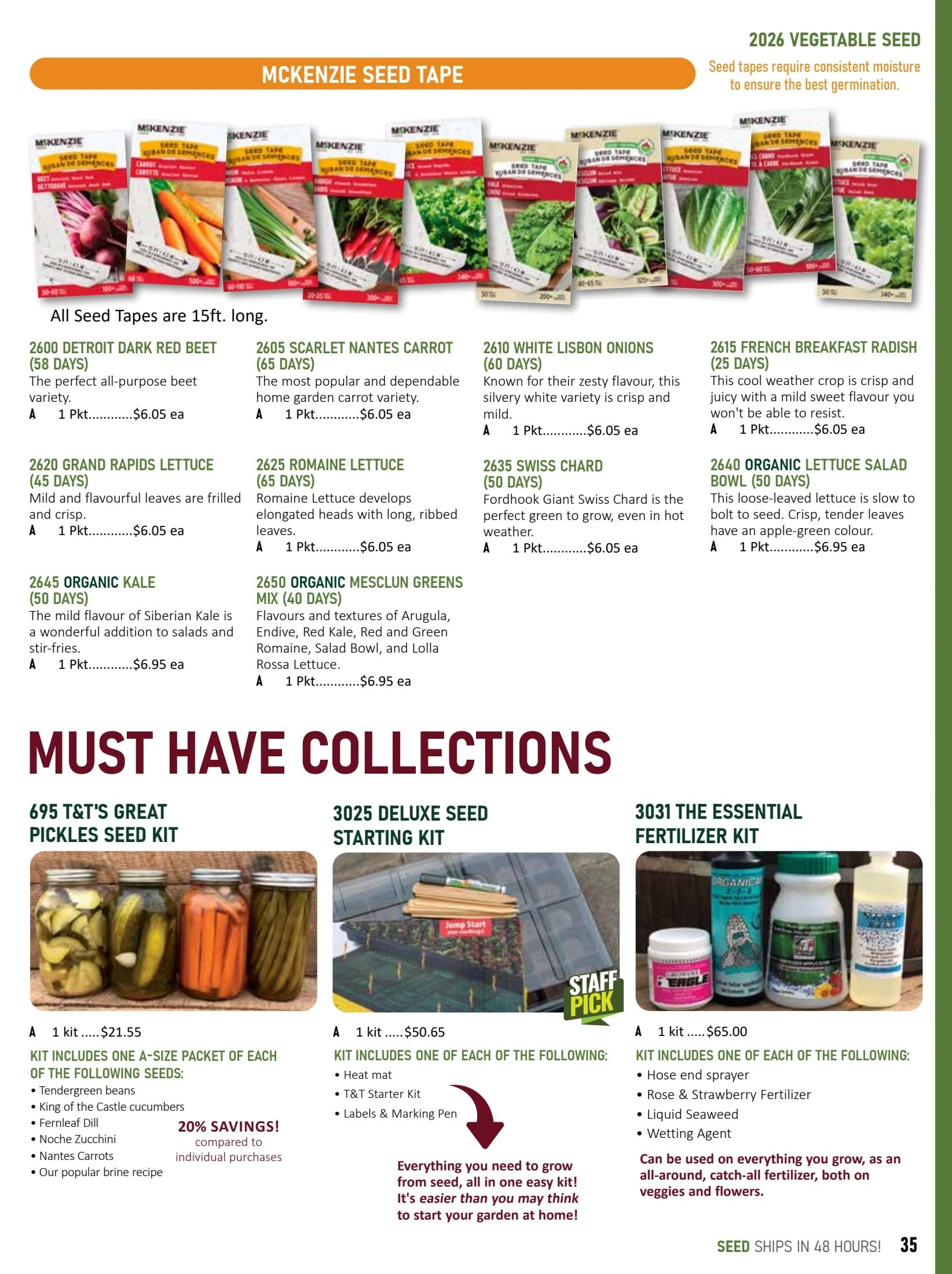 T&T Seeds Catalogue Weekly Ad January 1 - December 31, 2026