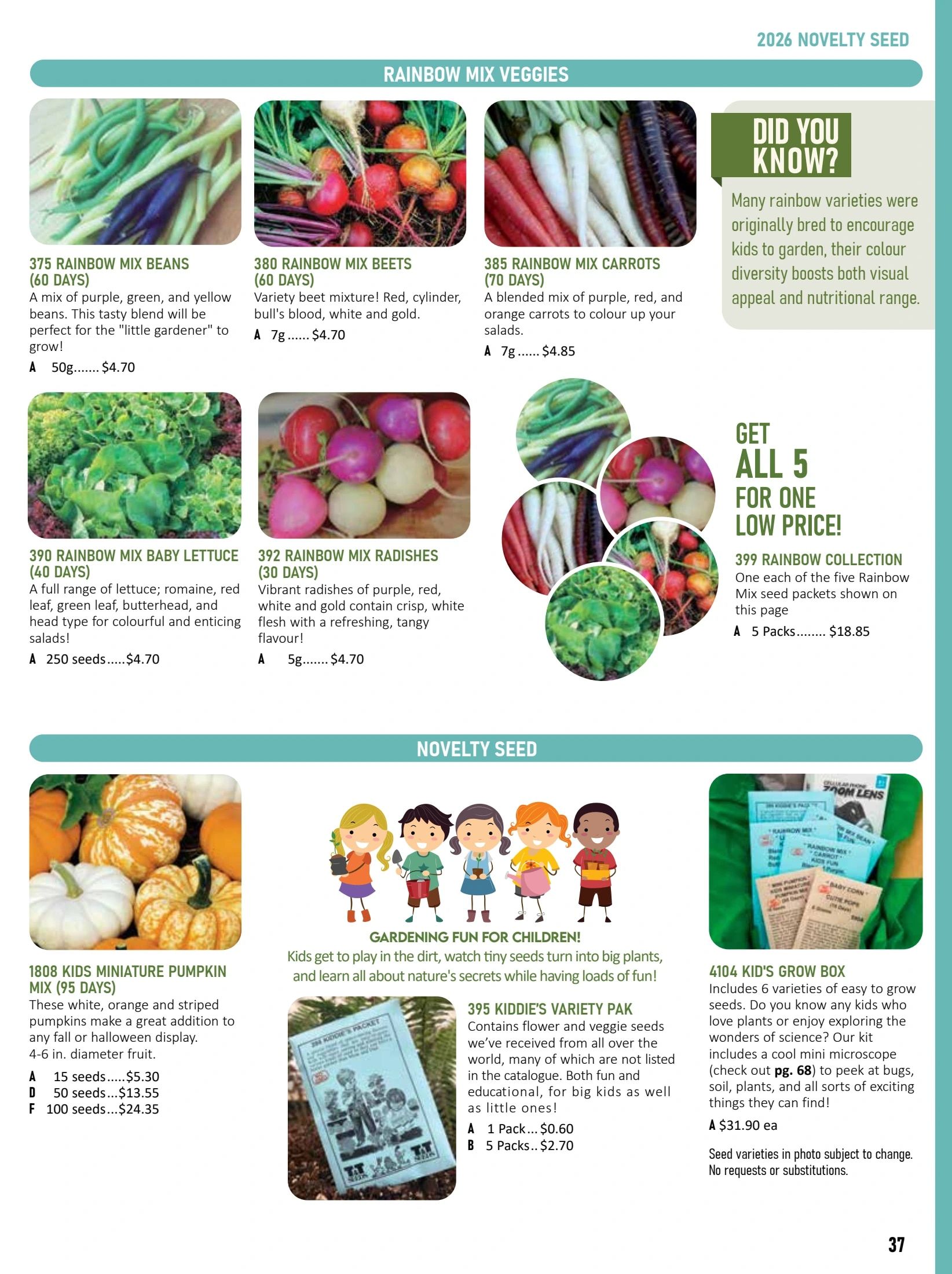 T&T Seeds Catalogue Weekly Ad January 1 - December 31, 2026