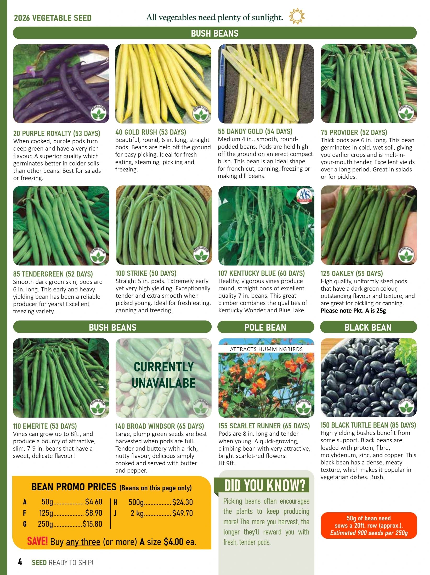 T&T Seeds Catalogue Weekly Ad January 1 - December 31, 2026