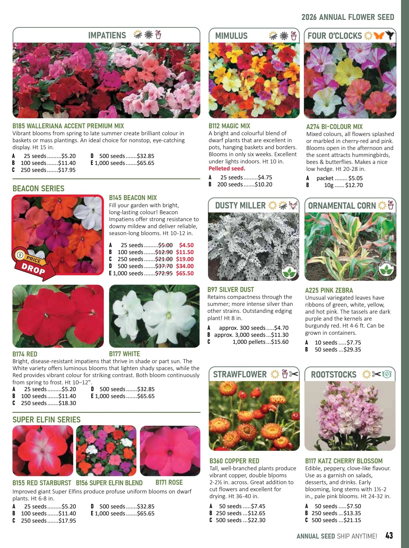 T&T Seeds Catalogue Weekly Ad January 1 - December 31, 2026