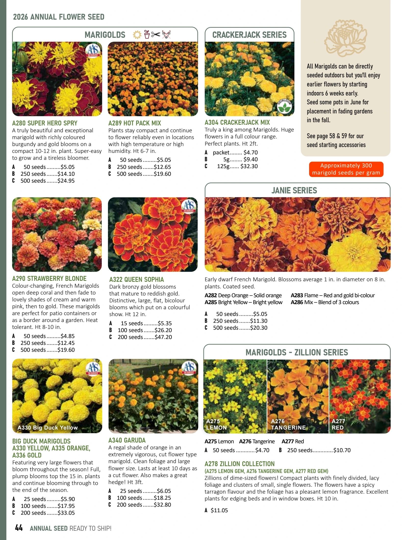 T&T Seeds Catalogue Weekly Ad January 1 - December 31, 2026
