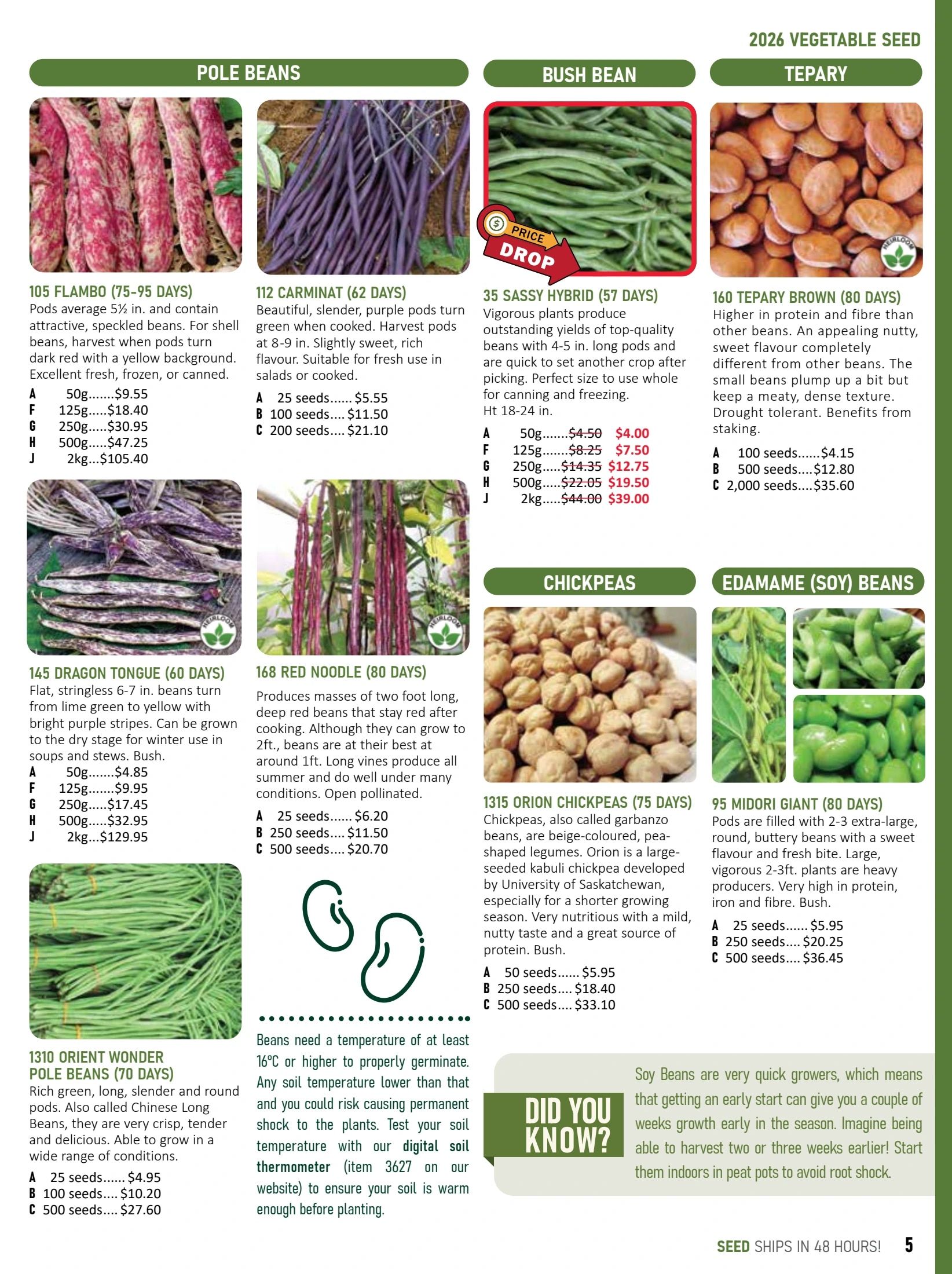 T&T Seeds Catalogue Weekly Ad January 1 - December 31, 2026