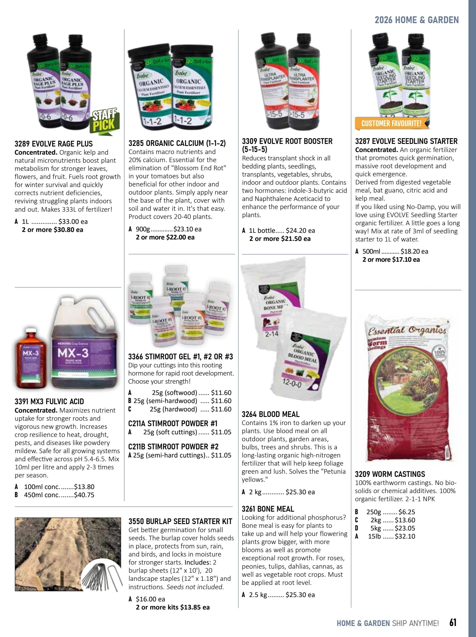 T&T Seeds Catalogue Weekly Ad January 1 - December 31, 2026