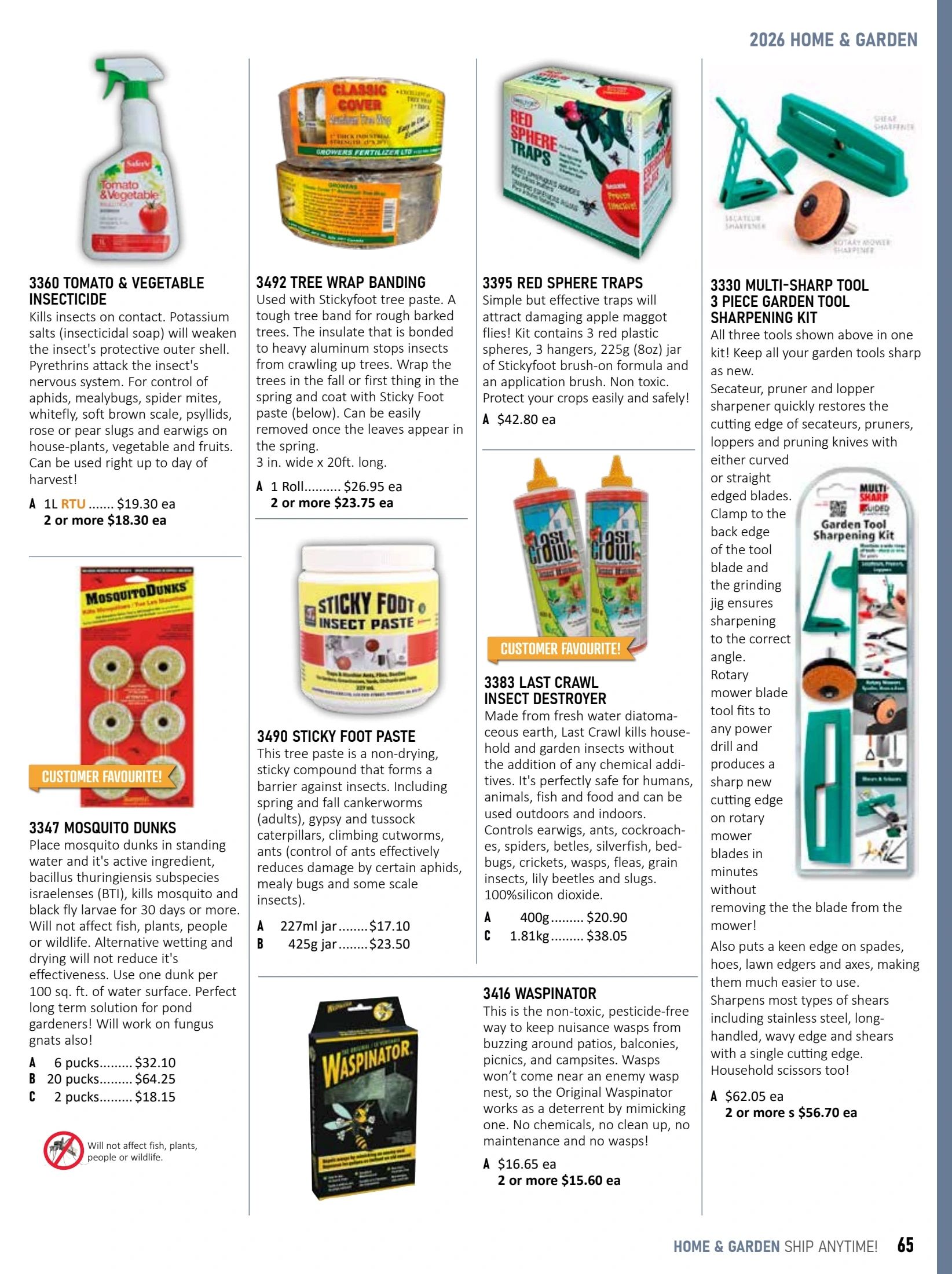 T&T Seeds Catalogue Weekly Ad January 1 - December 31, 2026