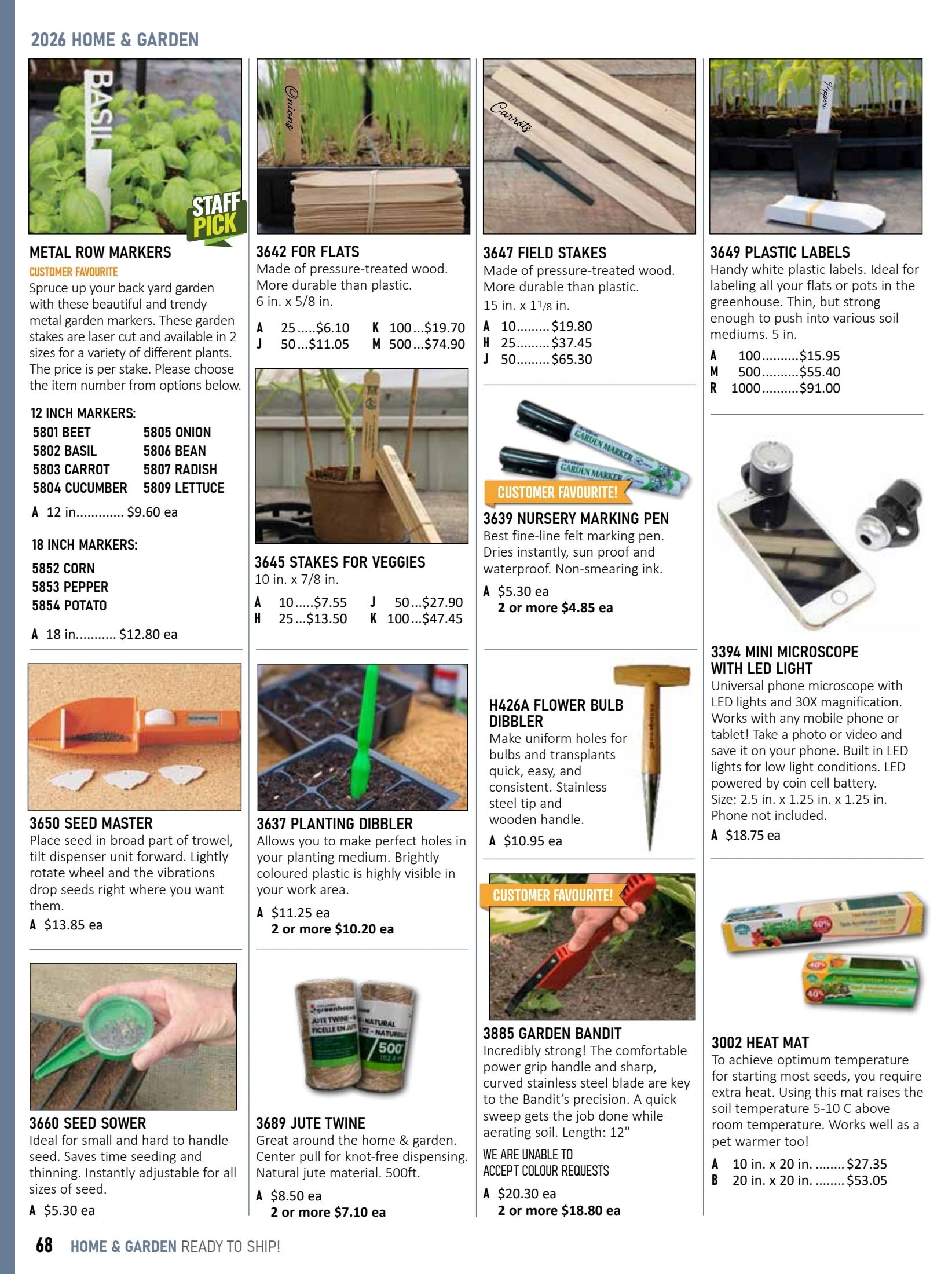 T&T Seeds Catalogue Weekly Ad January 1 - December 31, 2026