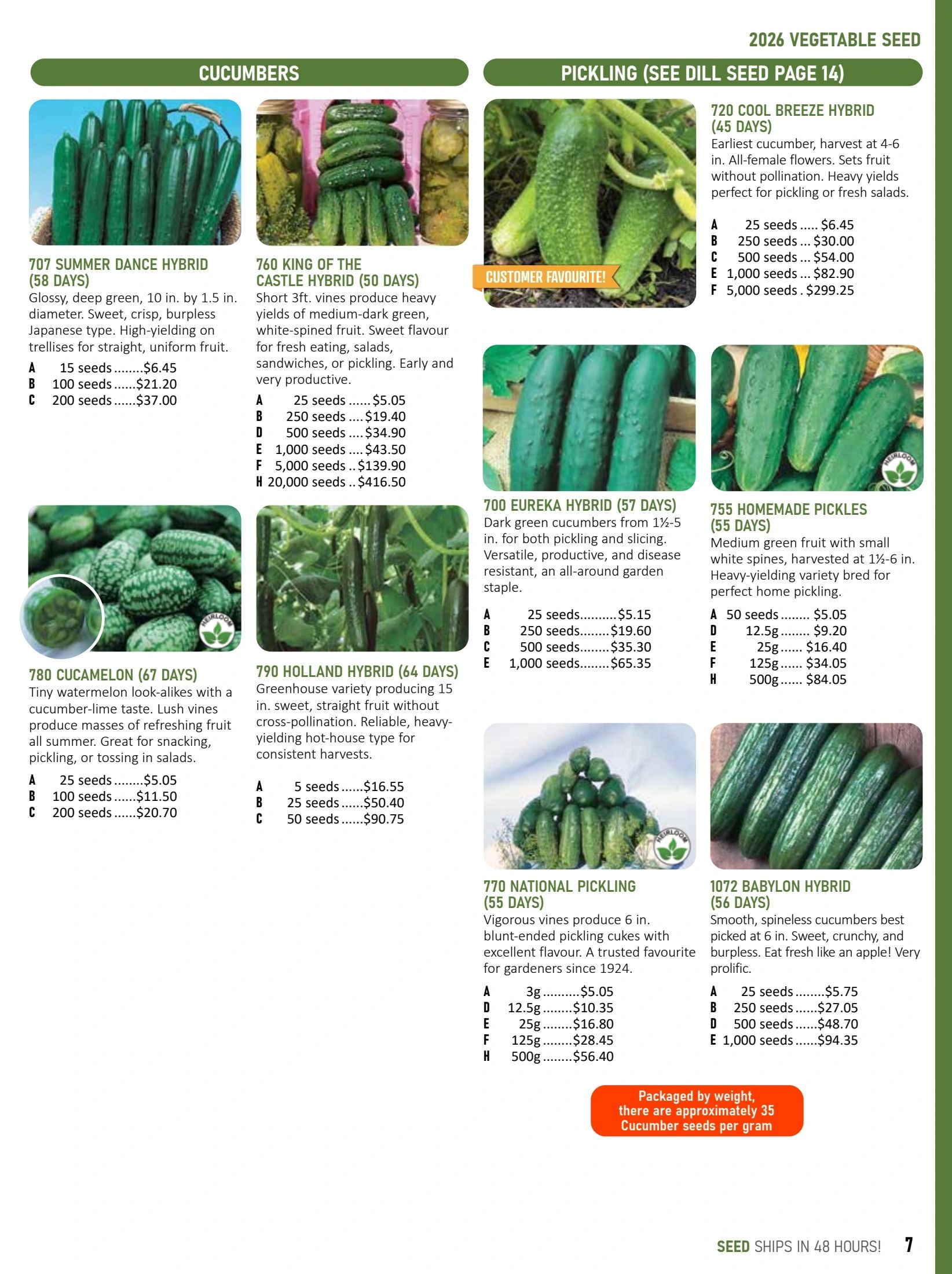T&T Seeds Catalogue Weekly Ad January 1 - December 31, 2026