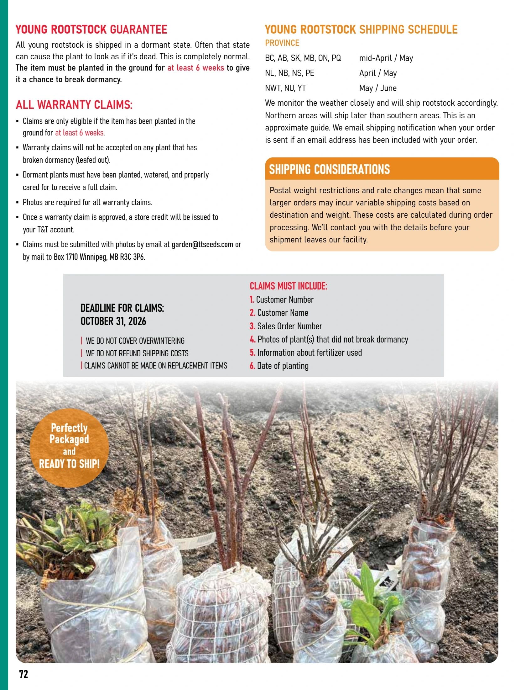 T&T Seeds Catalogue Weekly Ad January 1 - December 31, 2026