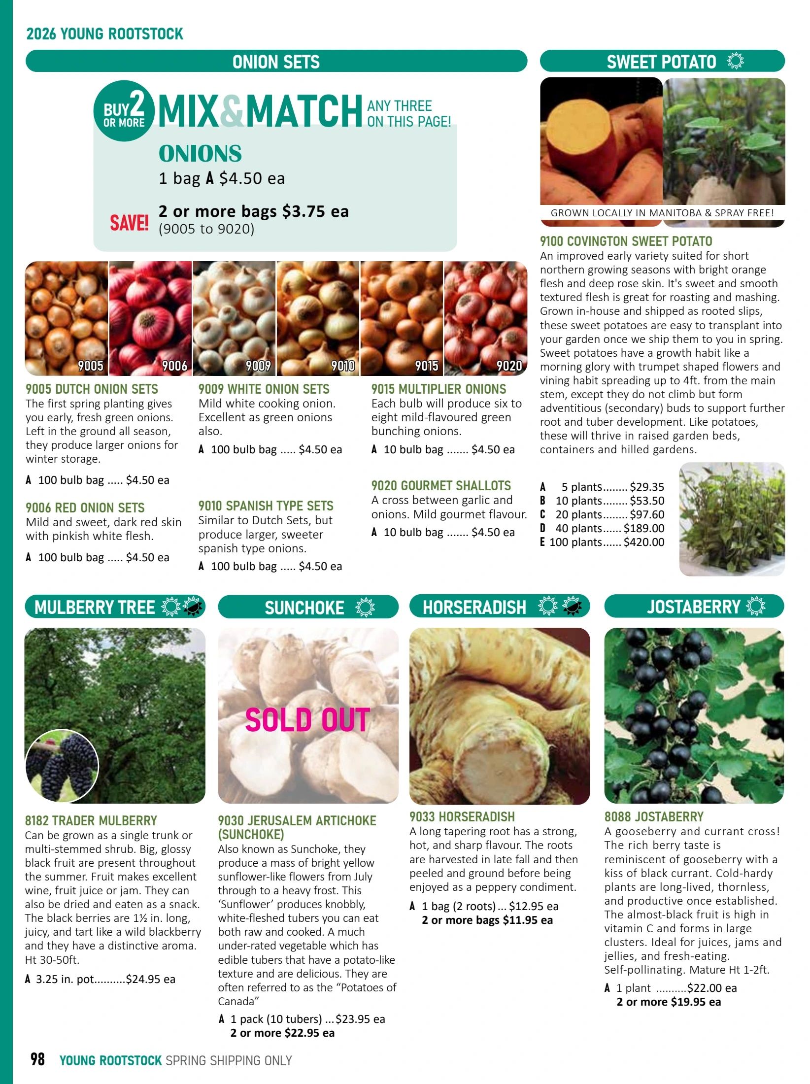 T&T Seeds Catalogue Weekly Ad January 1 - December 31, 2026