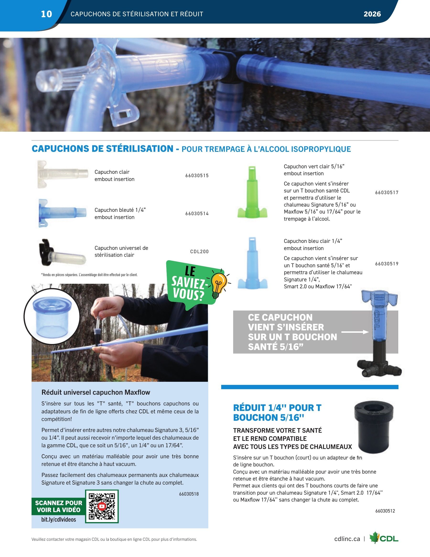 Les Équipements d'Érablière CDL Annual Maple Equipment Catalog Weekly Ad January 1 - December 31, 2026
