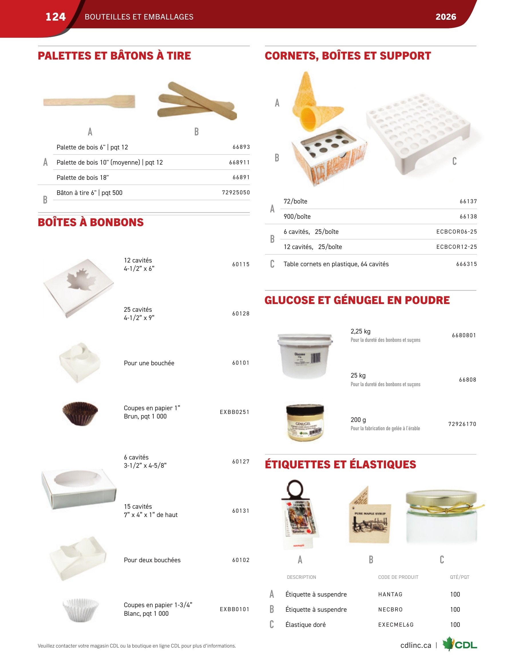 Les Équipements d'Érablière CDL Annual Maple Equipment Catalog Weekly Ad January 1 - December 31, 2026