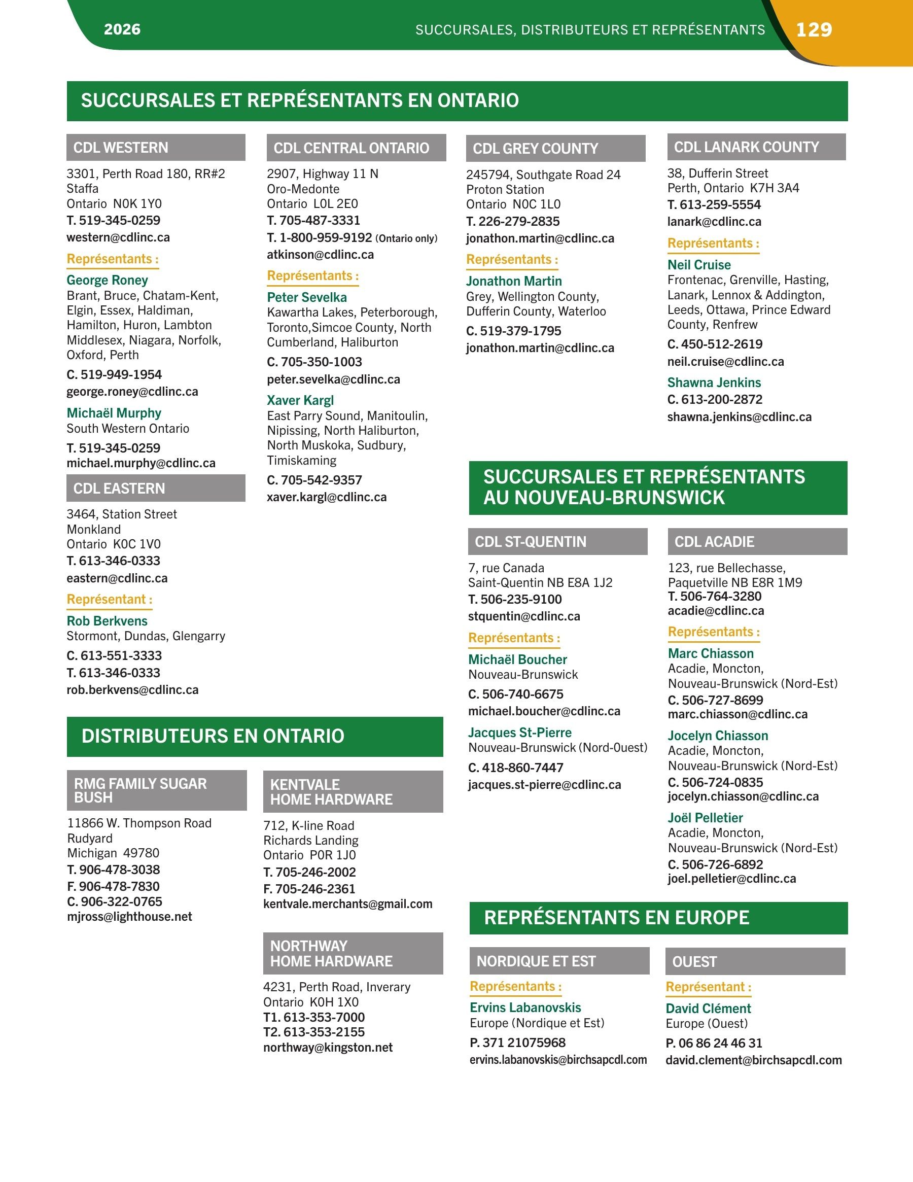 Les Équipements d'Érablière CDL Annual Maple Equipment Catalog Weekly Ad January 1 - December 31, 2026