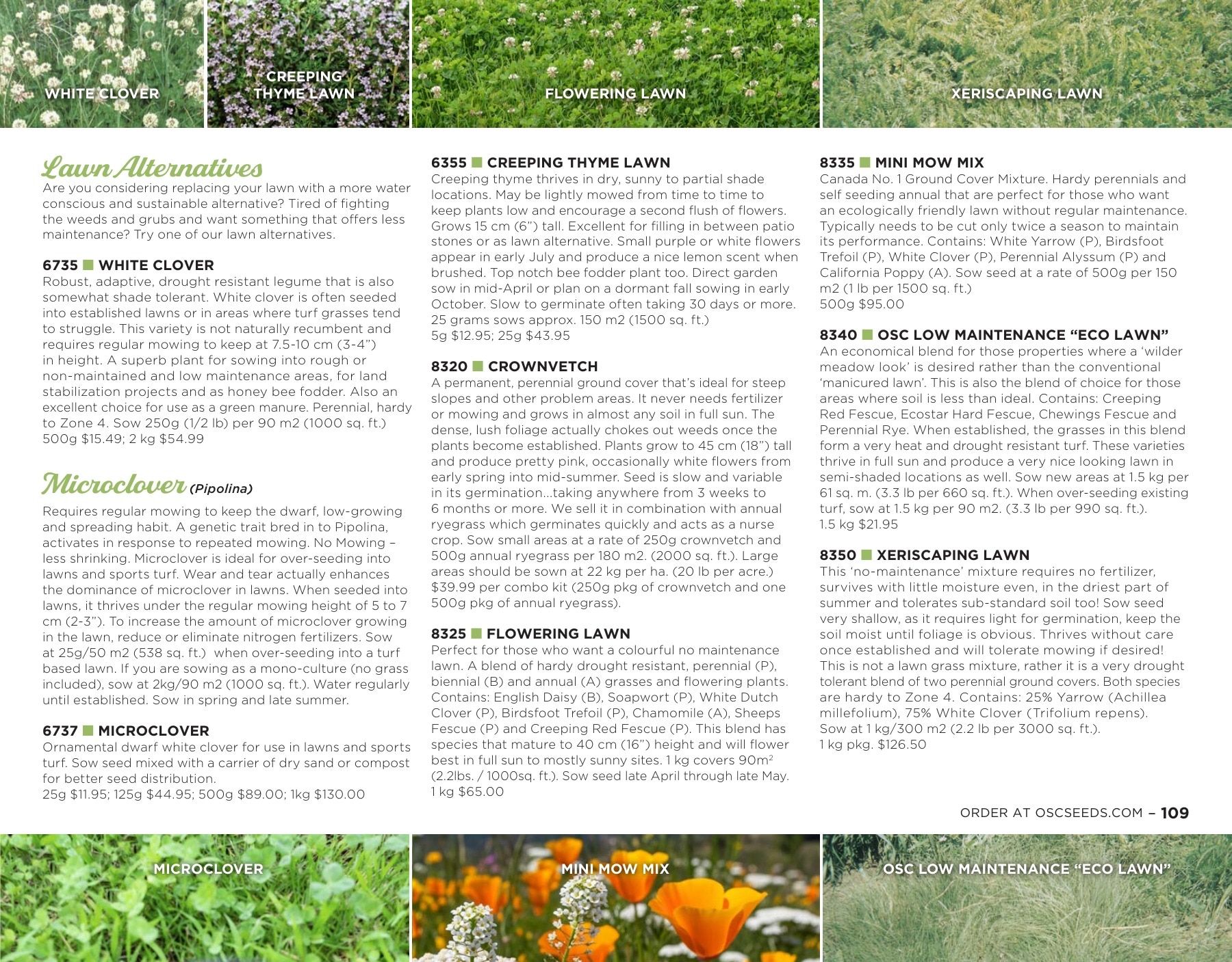 OSC Seeds Annual Catalog Weekly Ad January 1 - December 31, 2026