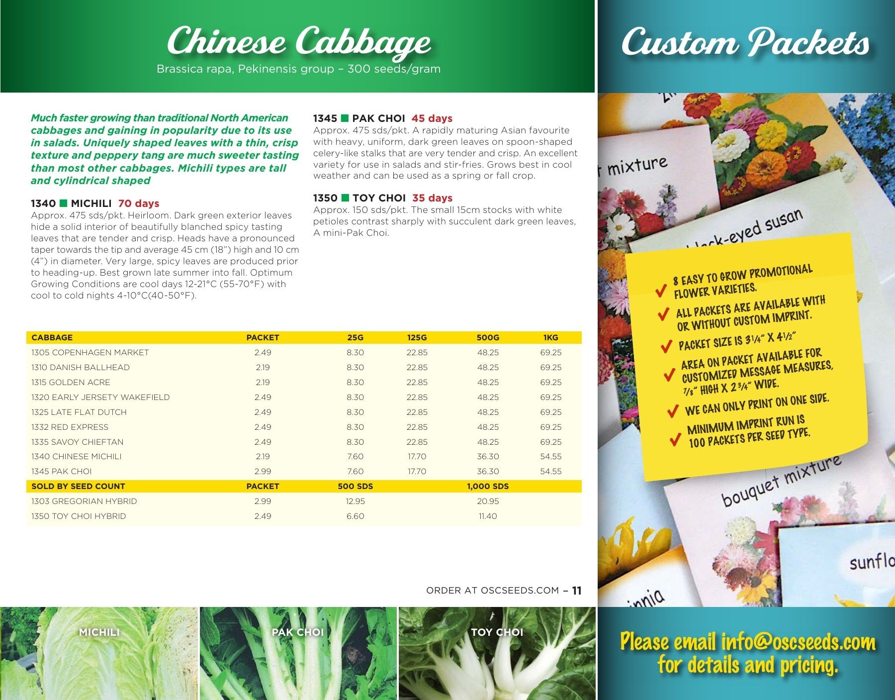 OSC Seeds Annual Catalog Weekly Ad January 1 - December 31, 2026