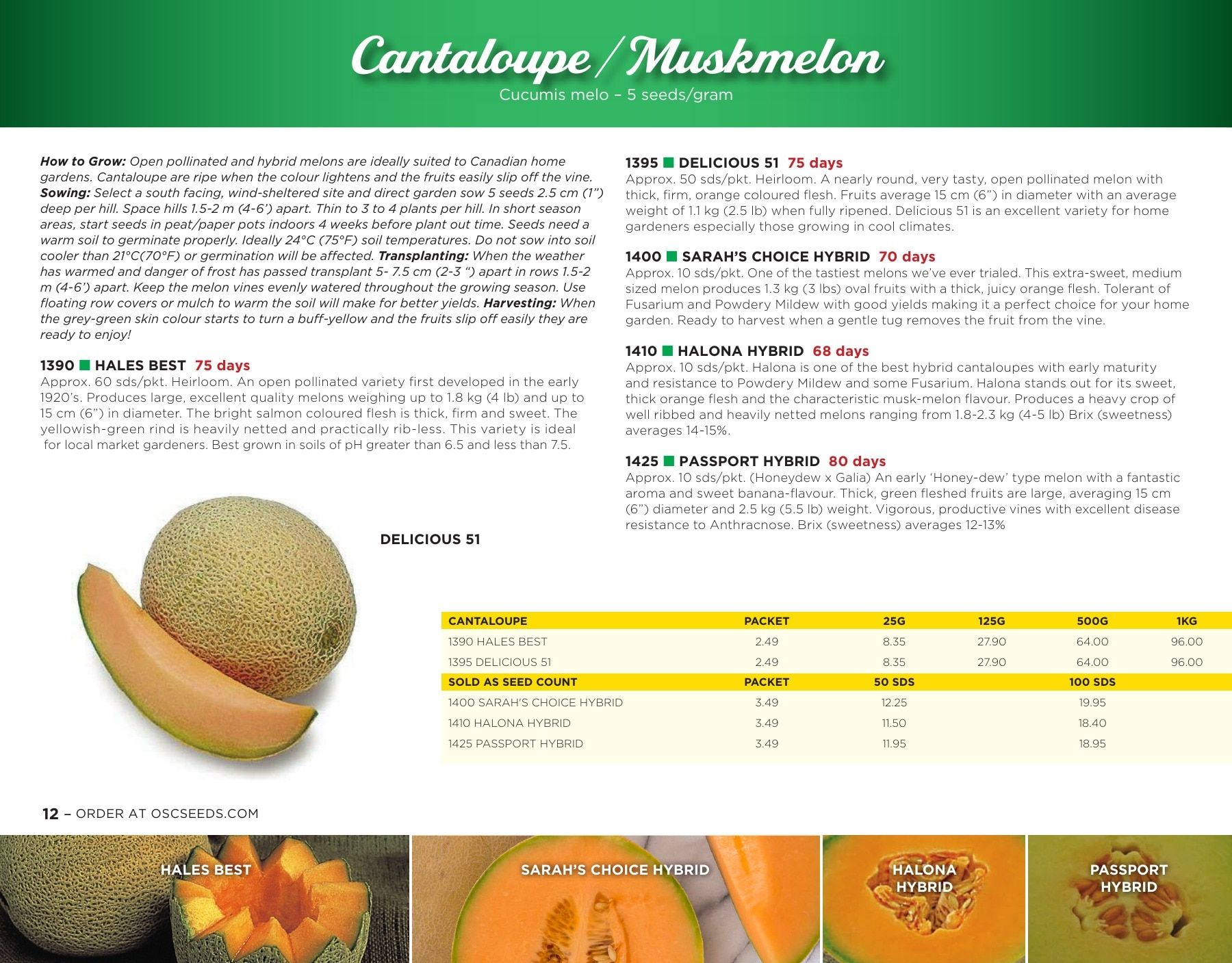 OSC Seeds Annual Catalog Weekly Ad January 1 - December 31, 2026