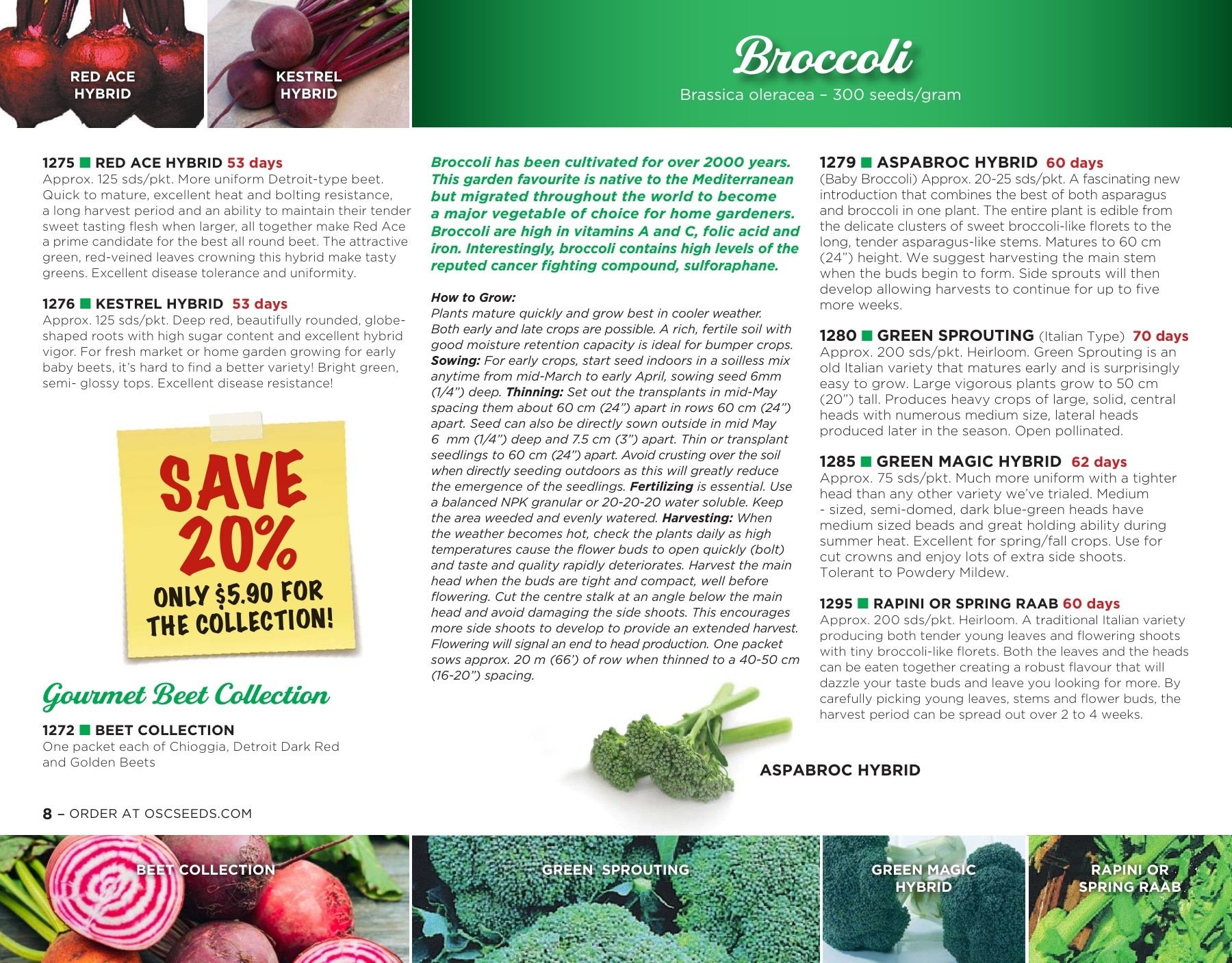 OSC Seeds Annual Catalog Weekly Ad January 1 - December 31, 2026