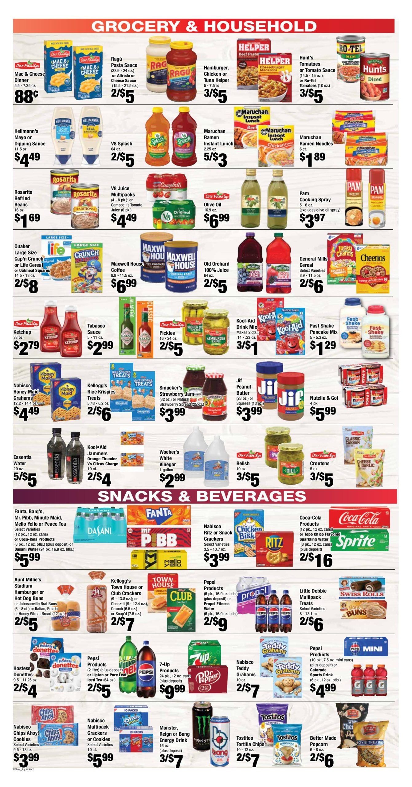 Family Foods SuperStore Weekly Ad August 28 - 30, 2026