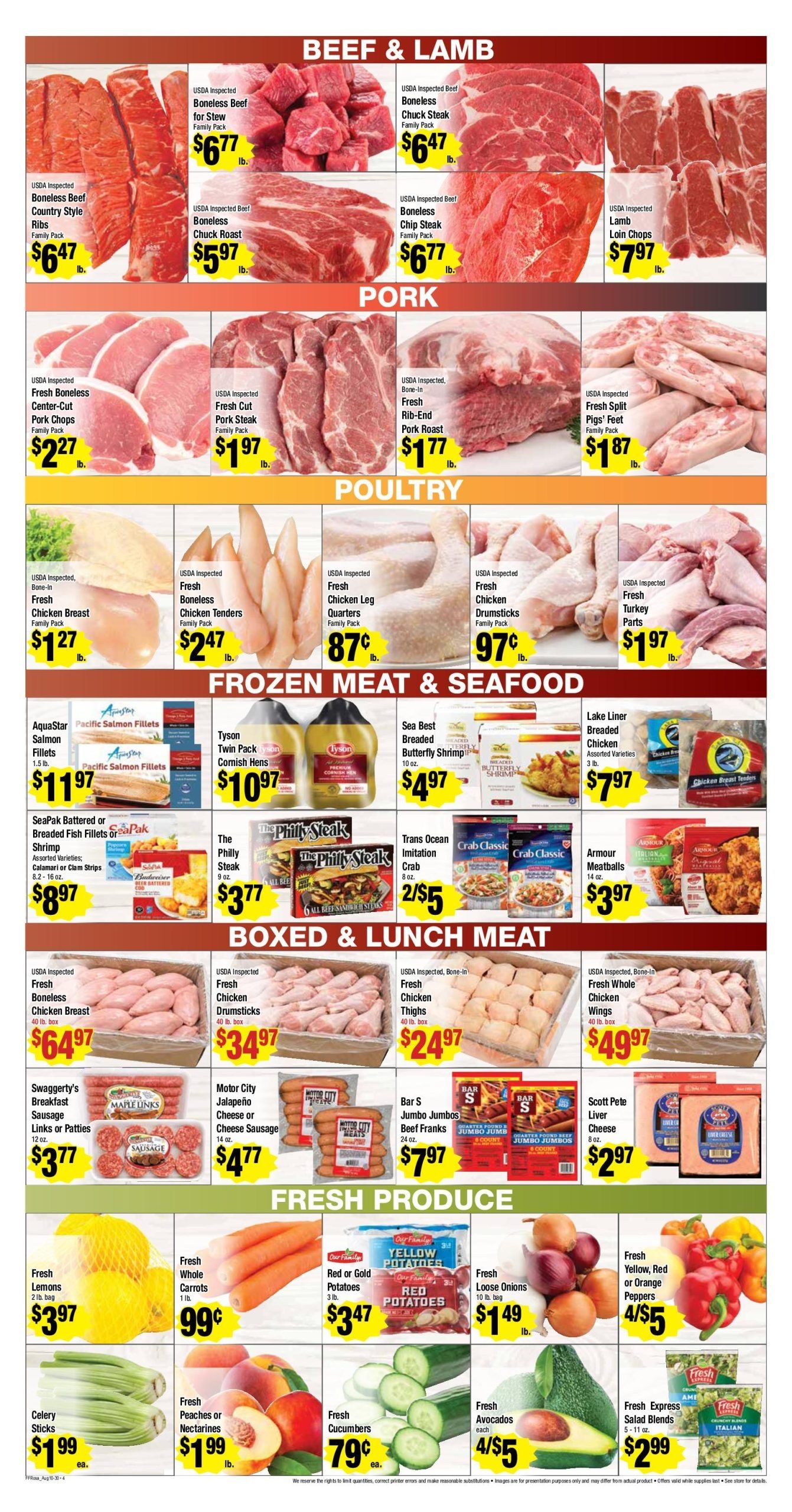 Family Foods SuperStore Weekly Ad August 28 - 30, 2026