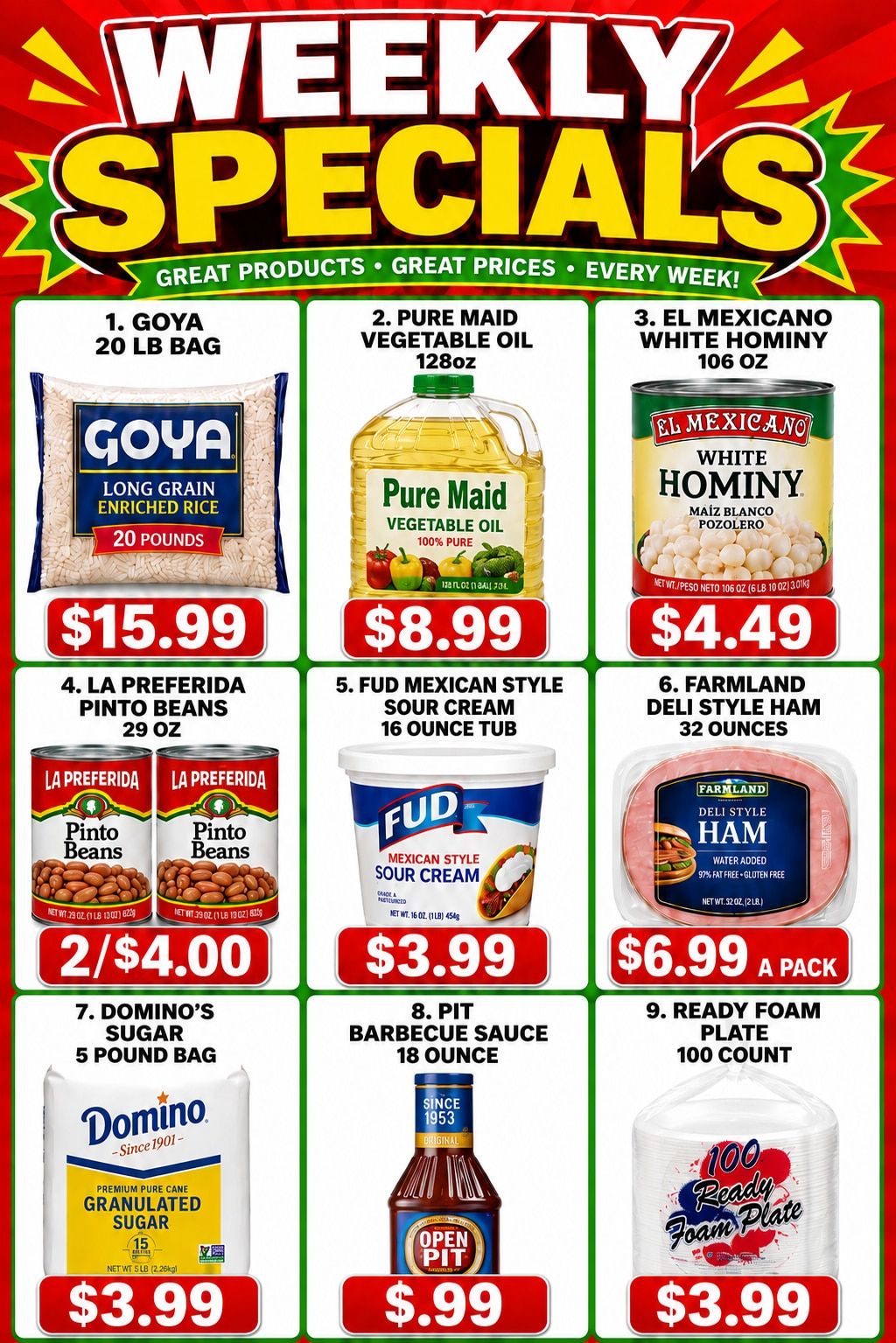 Super Mercado La Paloma Weekly Ad August 15 - 31, 2026