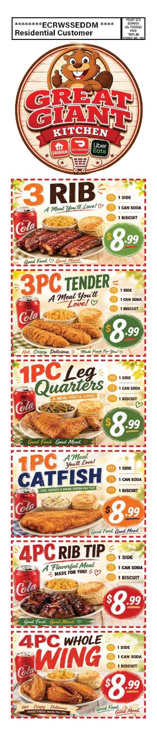 Great Giant Supermarket (3222 South Martin Luther King Jr Boulevard, Lansing, MI) Weekly Ad August 17 - 30, 2026