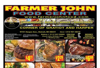 Farmer John Food Center Weekly Ad August 26 - September 8, 2026