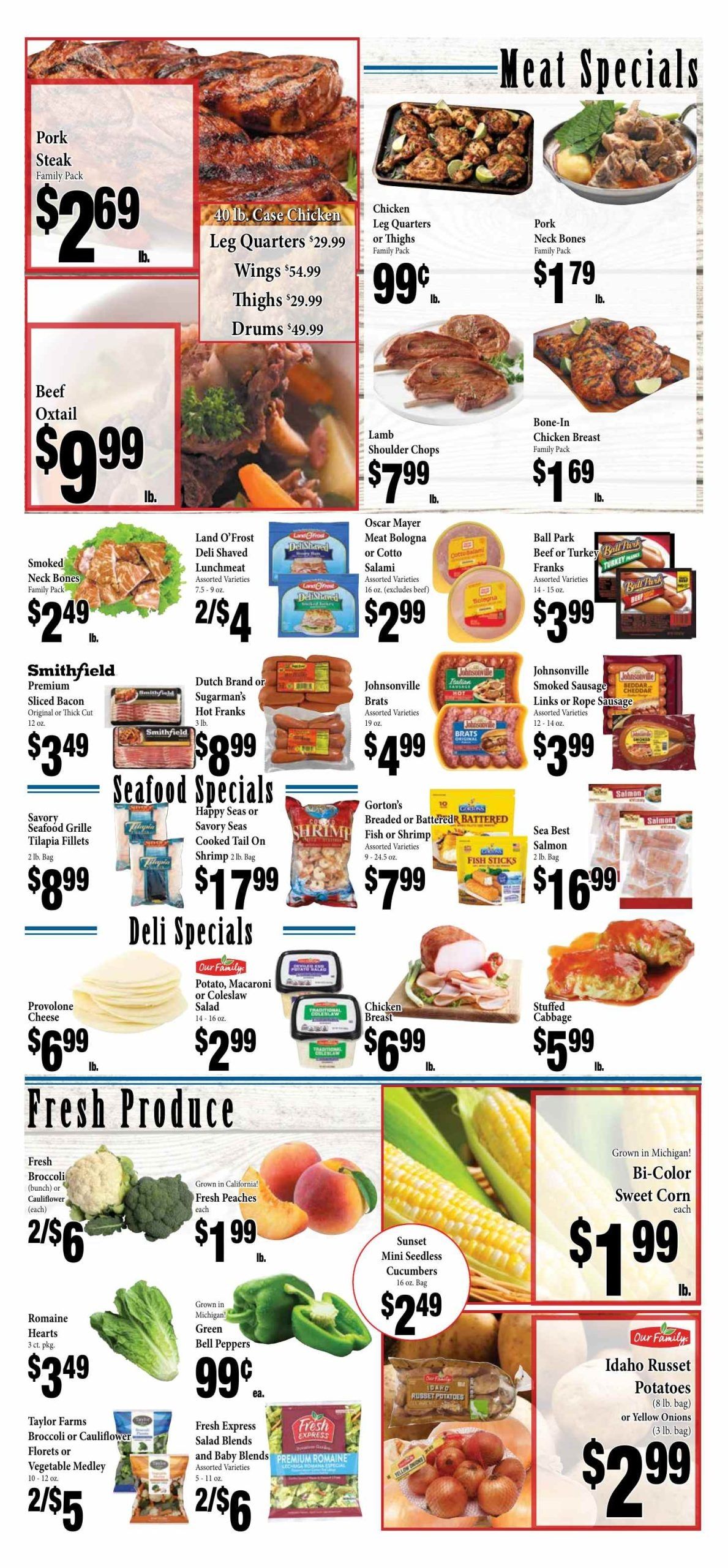 Fresh Choice Food Center Weekly Ad August 25 - September 14, 2026