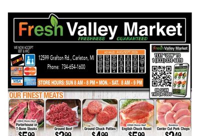 Fresh Valley Market Weekly Ad August 18 - September 8, 2026