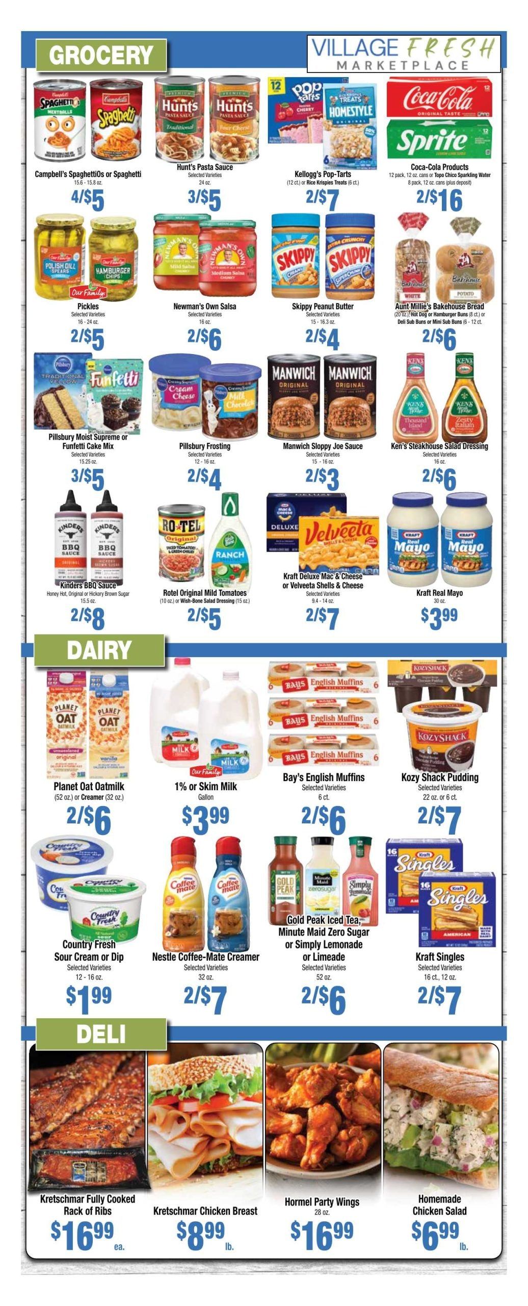 Village Fresh Marketplace Weekly Ad August 25 - 31, 2026