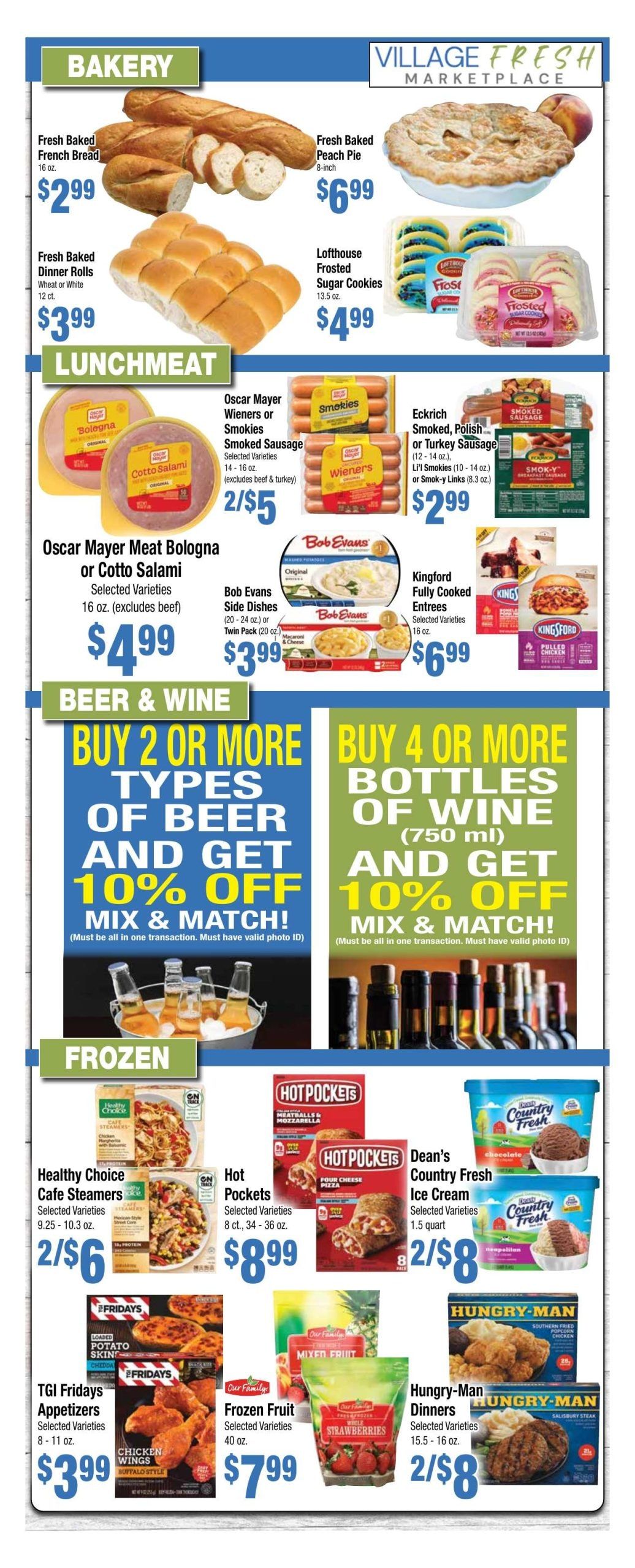 Village Fresh Marketplace Weekly Ad August 25 - 31, 2026