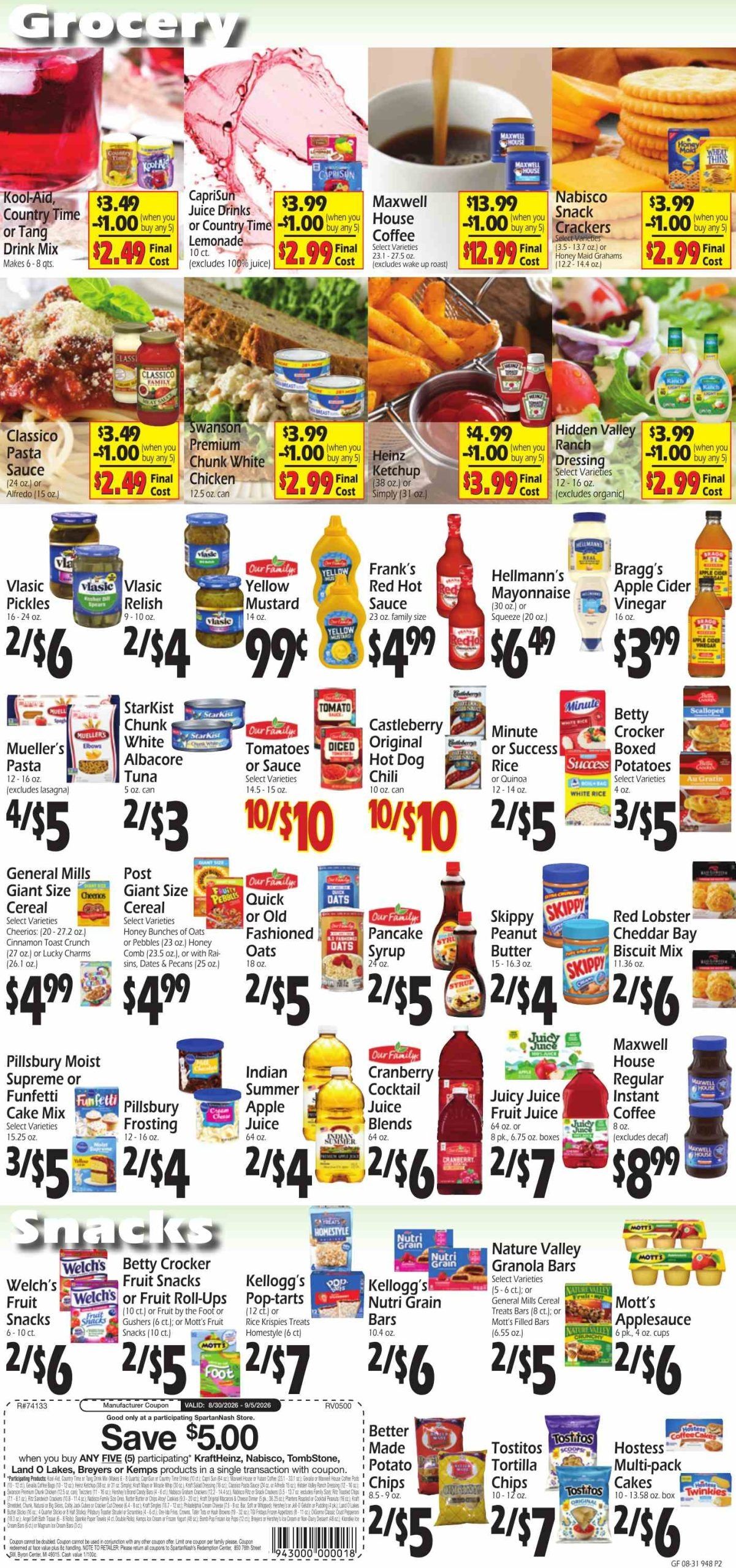 Greenfield Market Weekly Ad August 24 - September 6, 2026